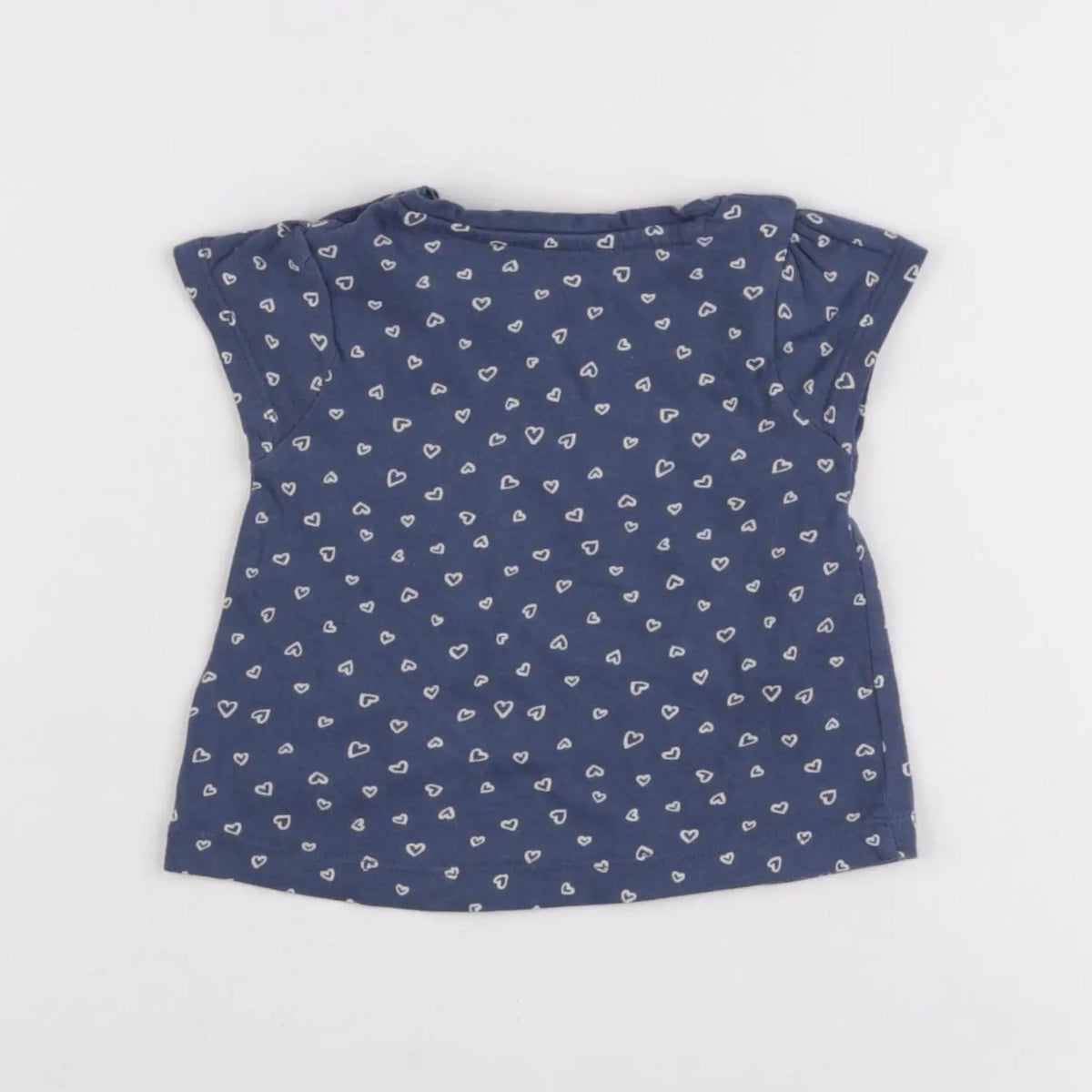 Vertbaudet - tee-shirt bleu - 3 mois