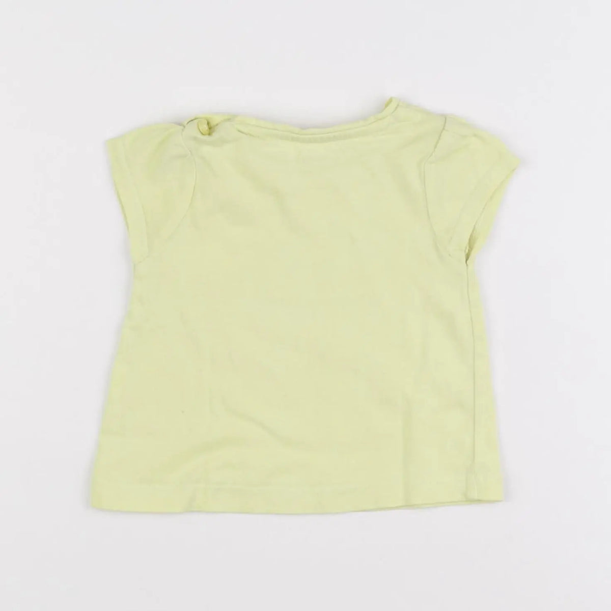 Vertbaudet - tee-shirt jaune - 3 mois