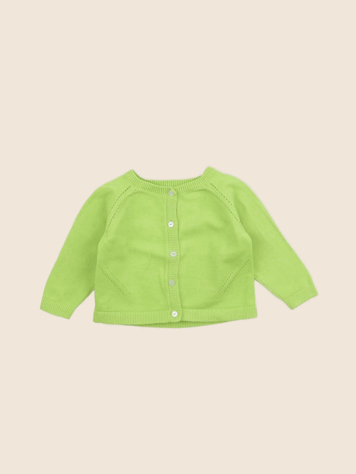 Jacadi - gilet vert - 6 mois