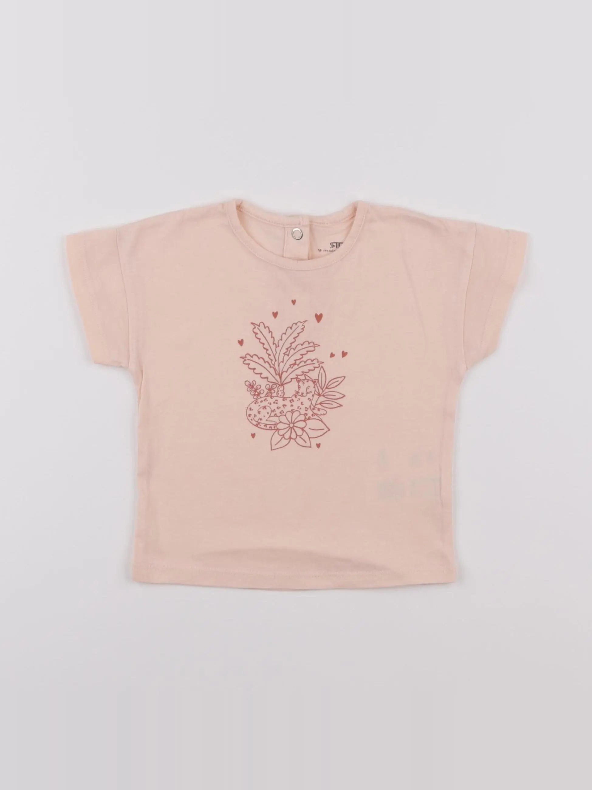 La Redoute - tee-shirt rose - 9 mois