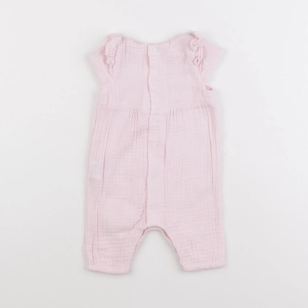 Vertbaudet - combinaison rose - 1 mois