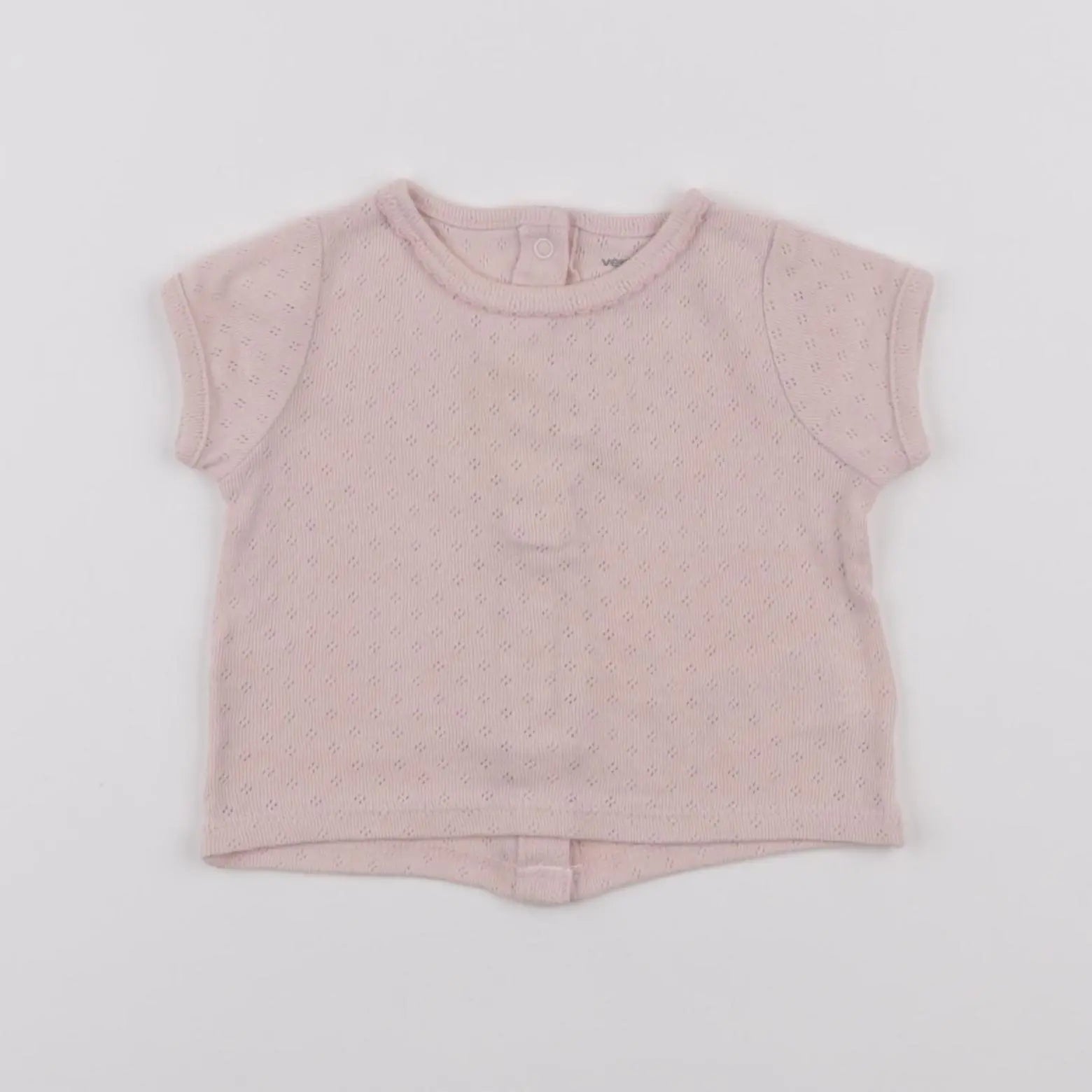 Vertbaudet - tee-shirt rose - 3 mois