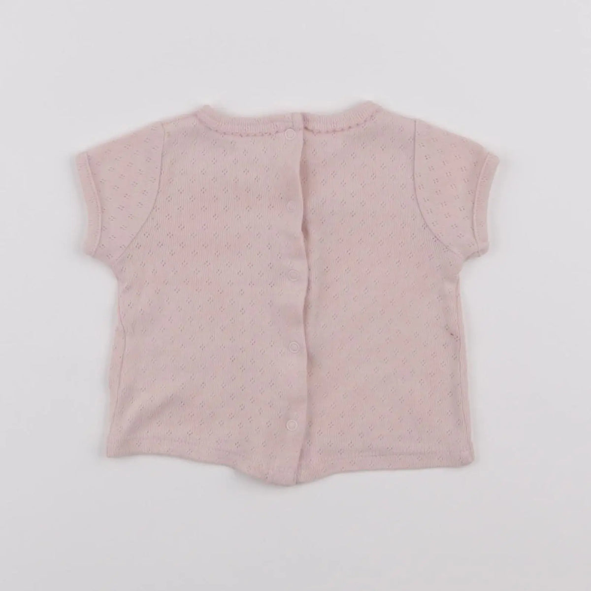 Vertbaudet - tee-shirt rose - 3 mois