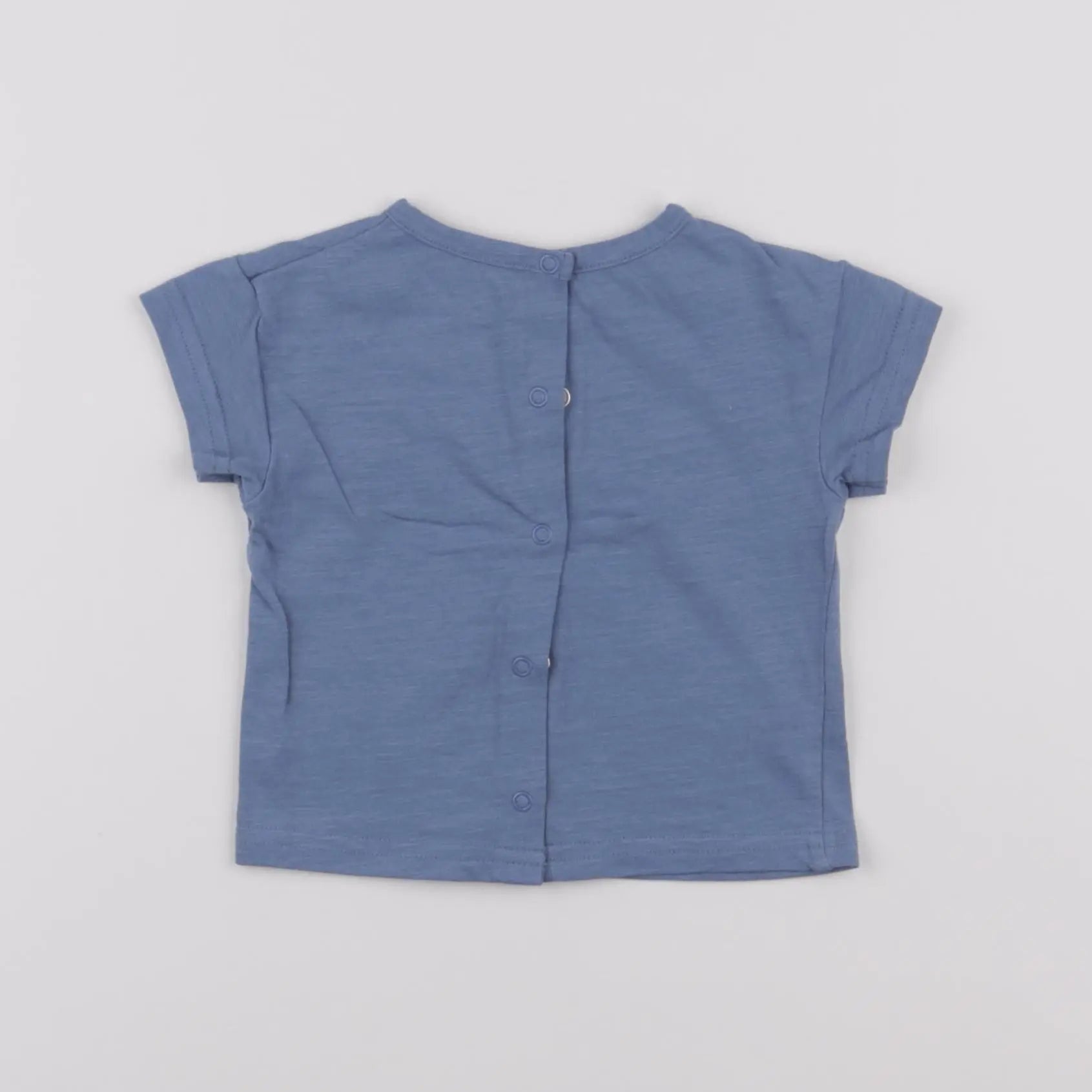 Vertbaudet - tee-shirt bleu - 3 mois