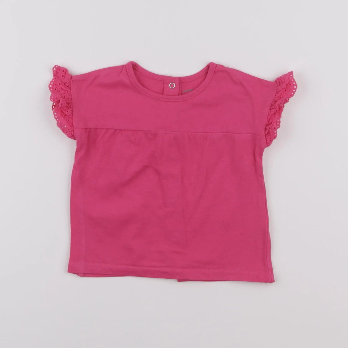 Vertbaudet - tee-shirt rose - 9 mois