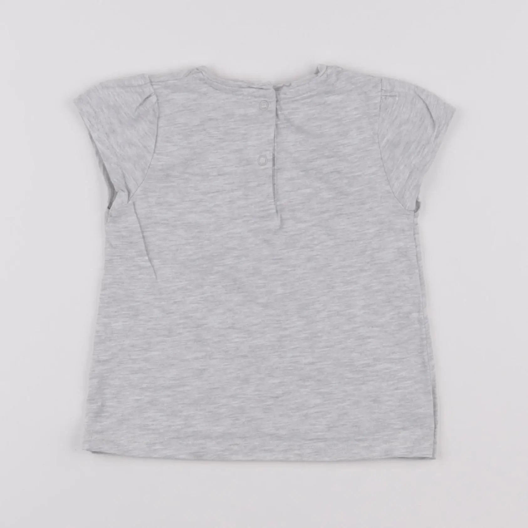 Vertbaudet - tee-shirt gris - 12 mois