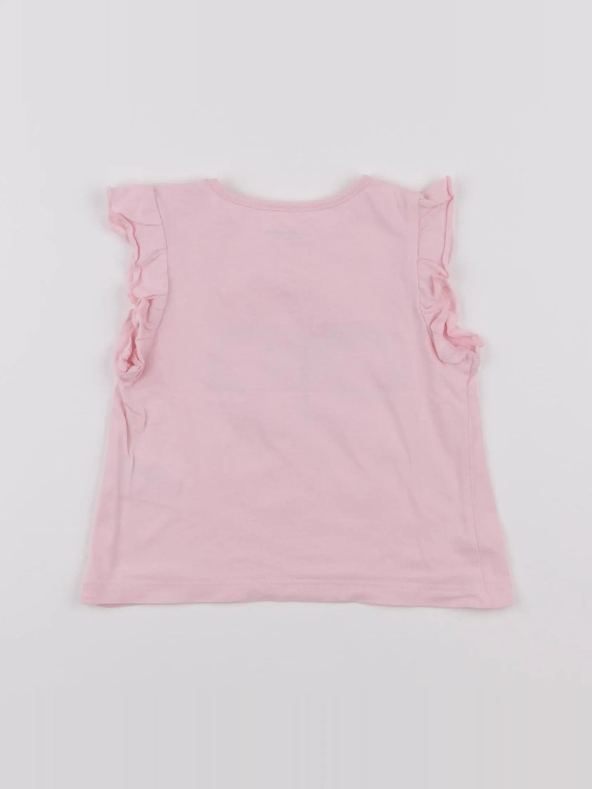Vertbaudet - tee-shirt rose - 12 mois