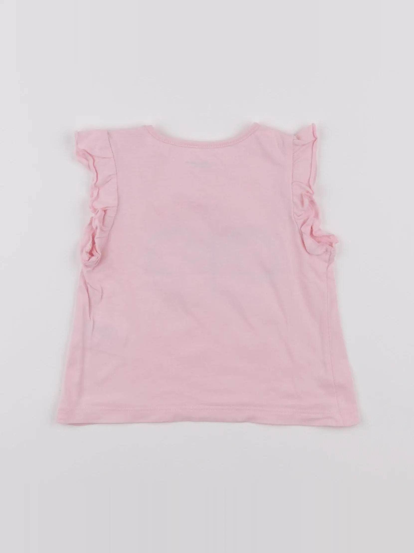 Vertbaudet - tee-shirt rose - 12 mois