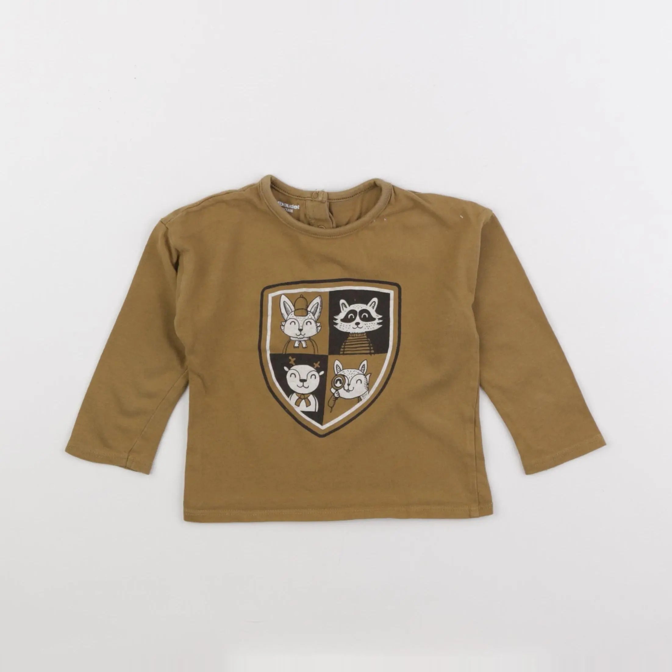 Vertbaudet - tee-shirt vert - 18 mois