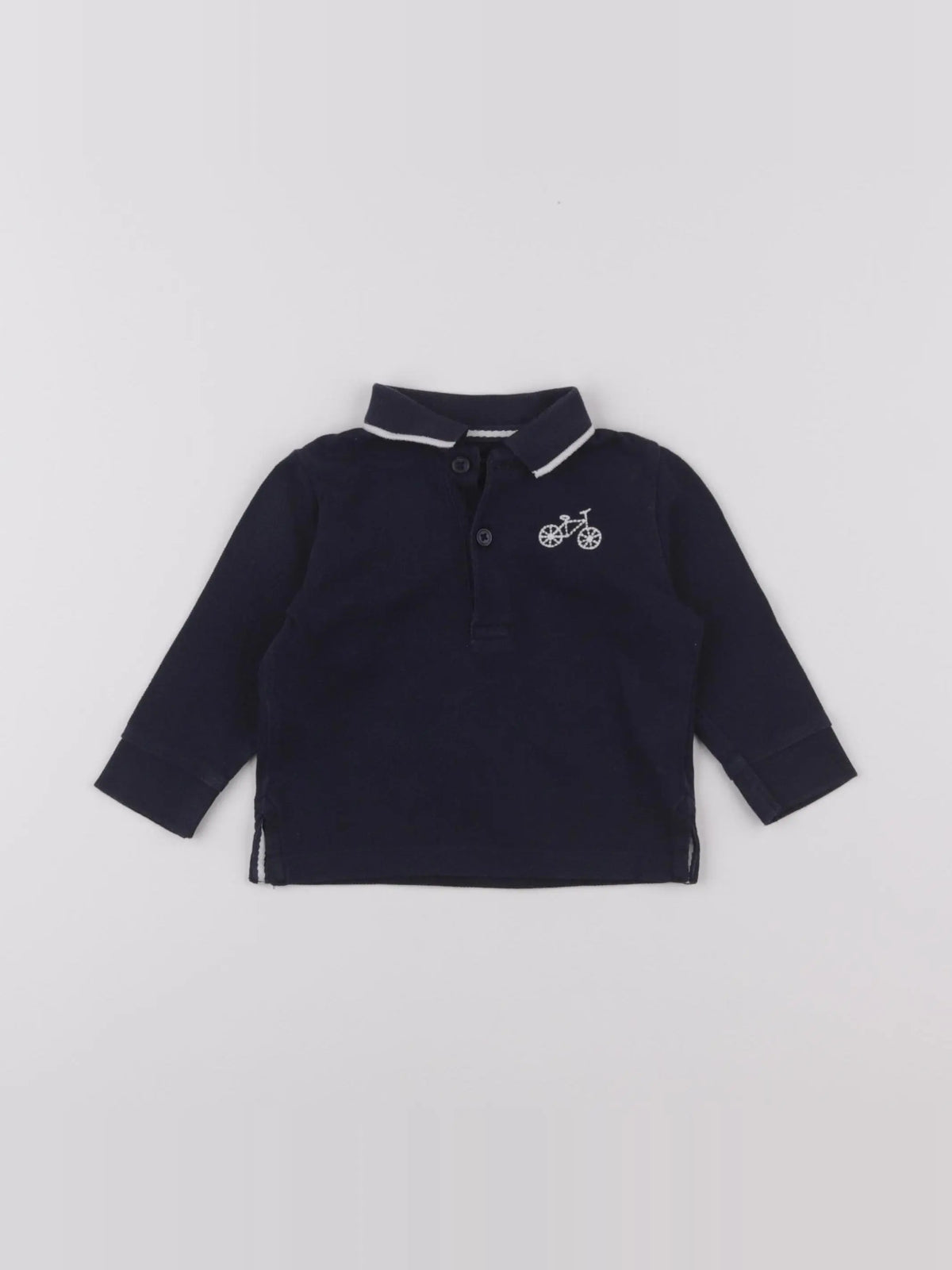 Boutchou - polo bleu - 6 mois