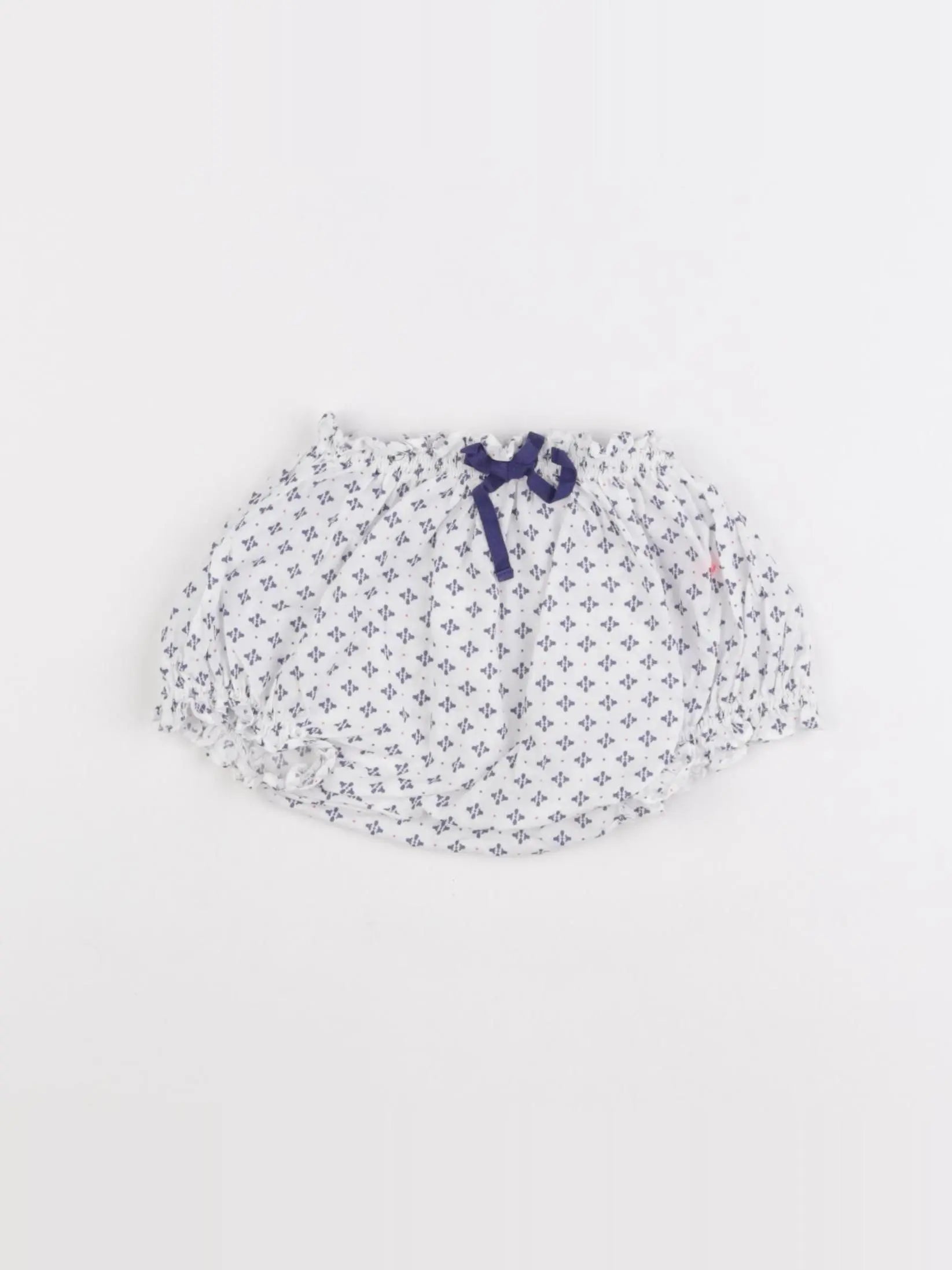 Cyrillus - bloomer blanc, bleu - 6 mois