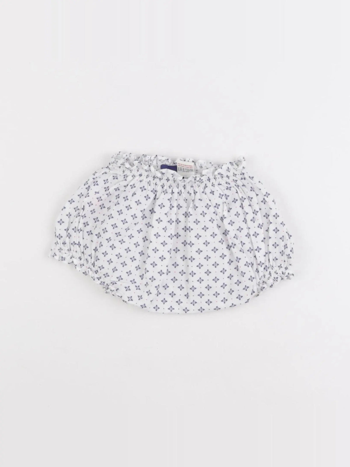 Cyrillus - bloomer blanc, bleu - 6 mois