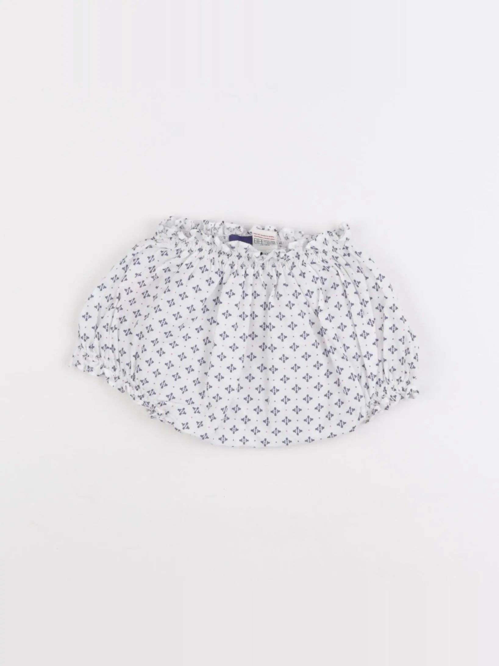 Cyrillus - bloomer blanc, bleu - 6 mois