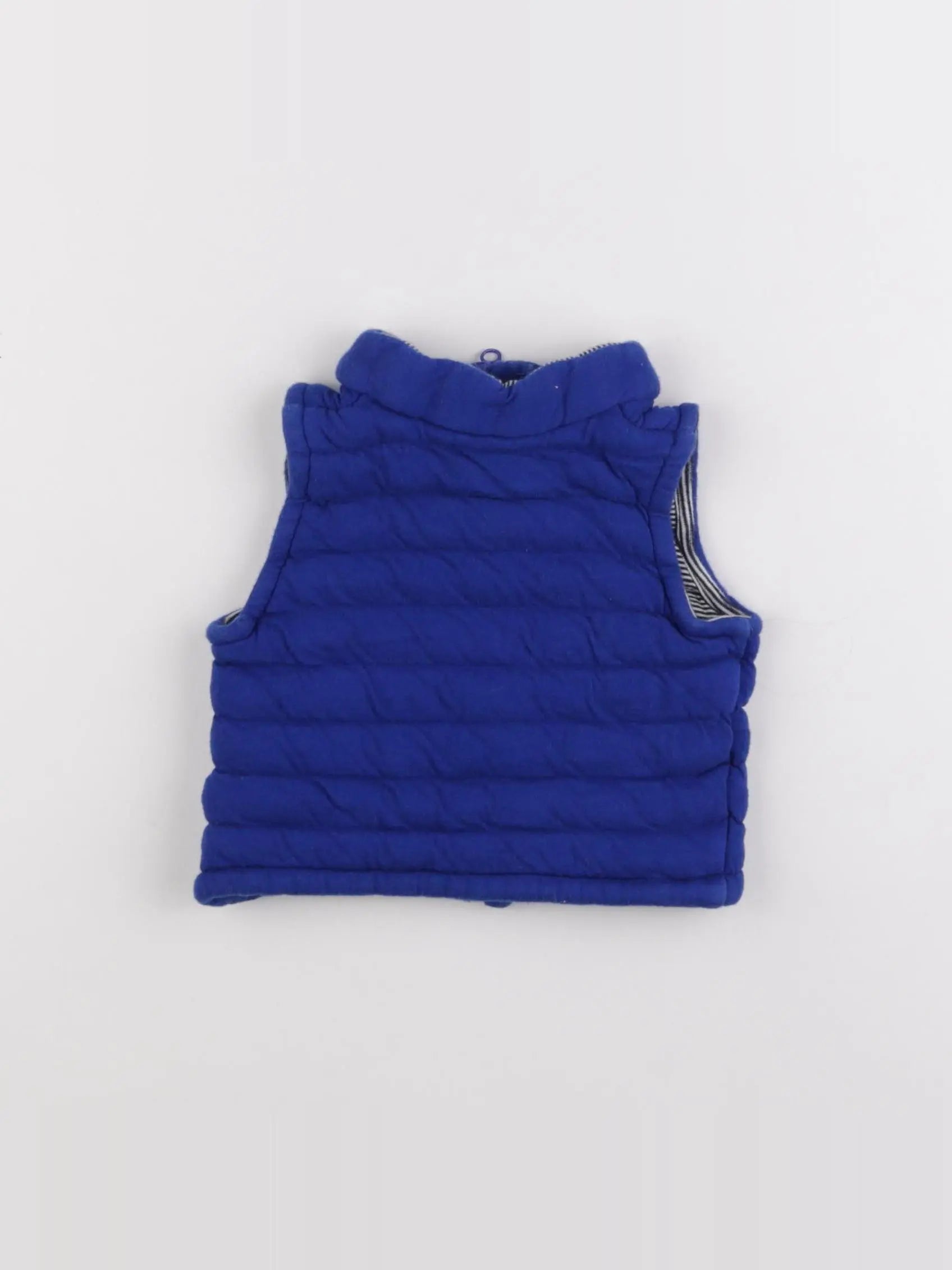 Petit Bateau - doudoune bleu - 6 mois