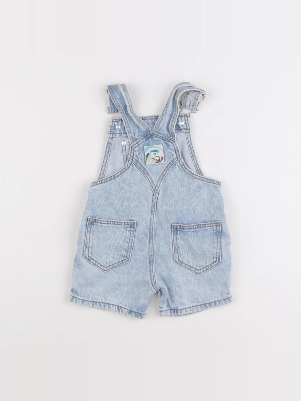 Zara - salopette bleu - 3/6 mois