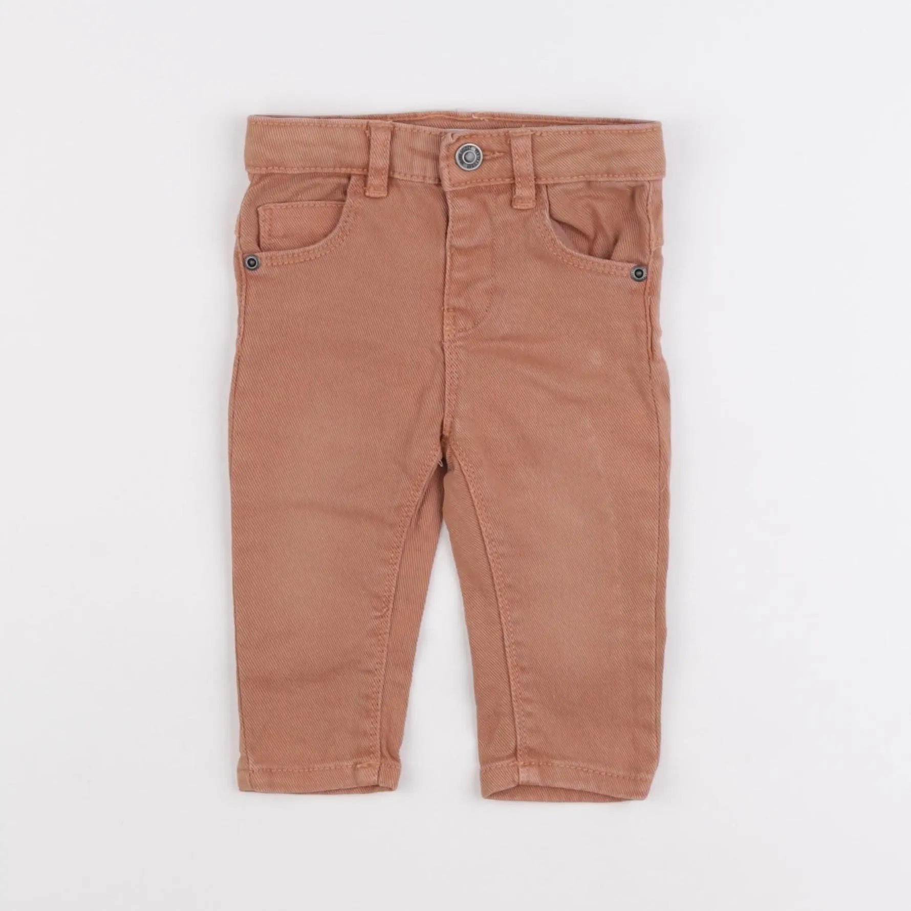 Vertbaudet - jean marron - 6 mois
