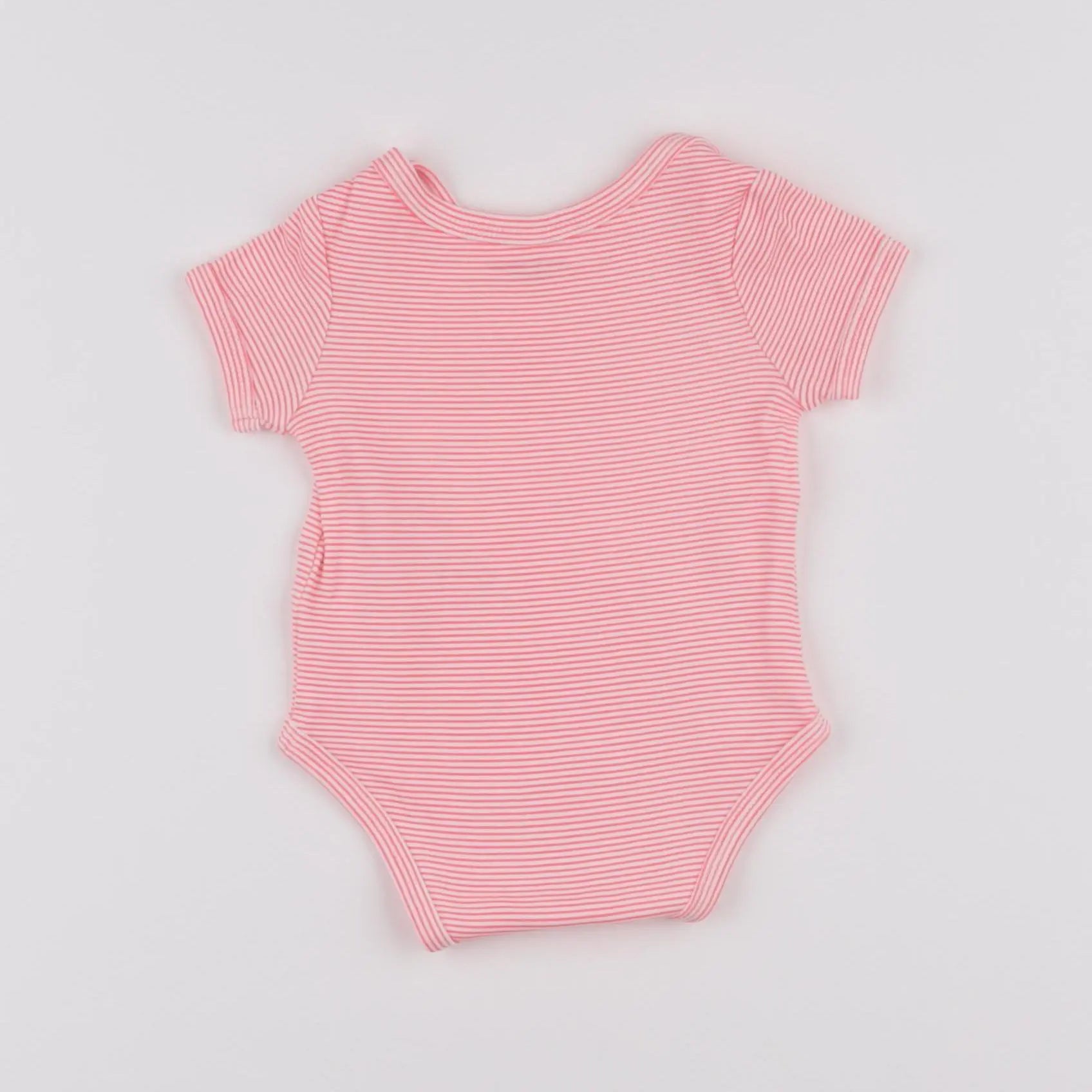Vertbaudet - body rose fluo - 3 mois