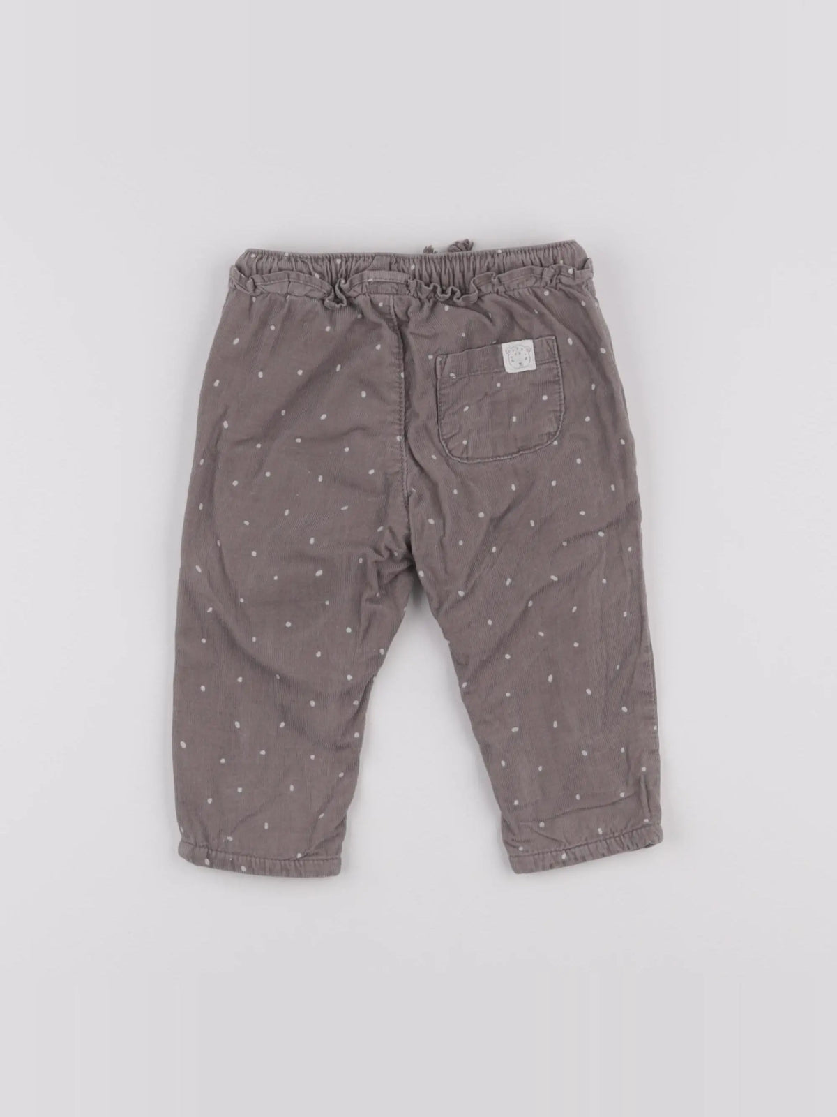H&M - pantalon gris - 3/6 mois
