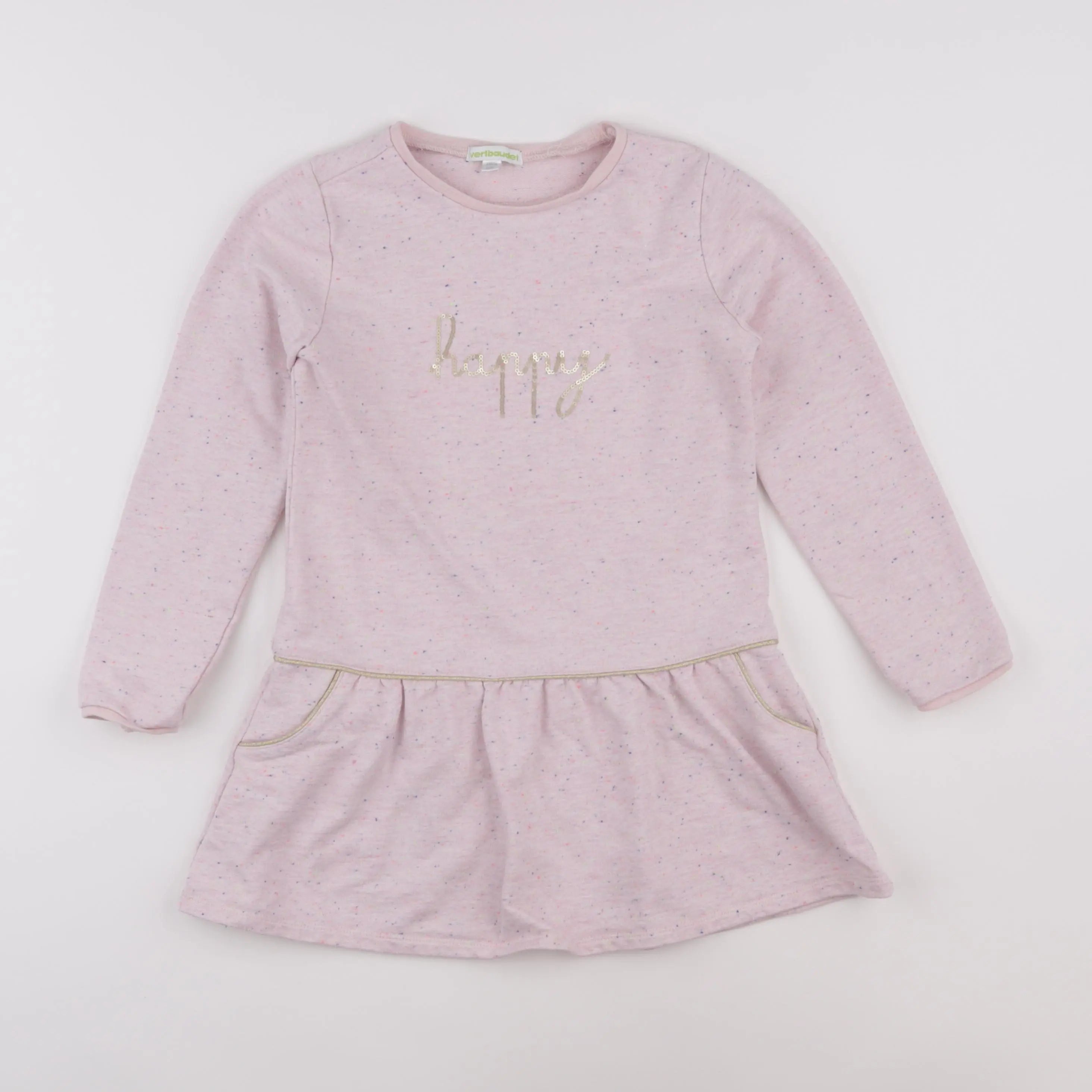 Vertbaudet - robe rose - 8 ans