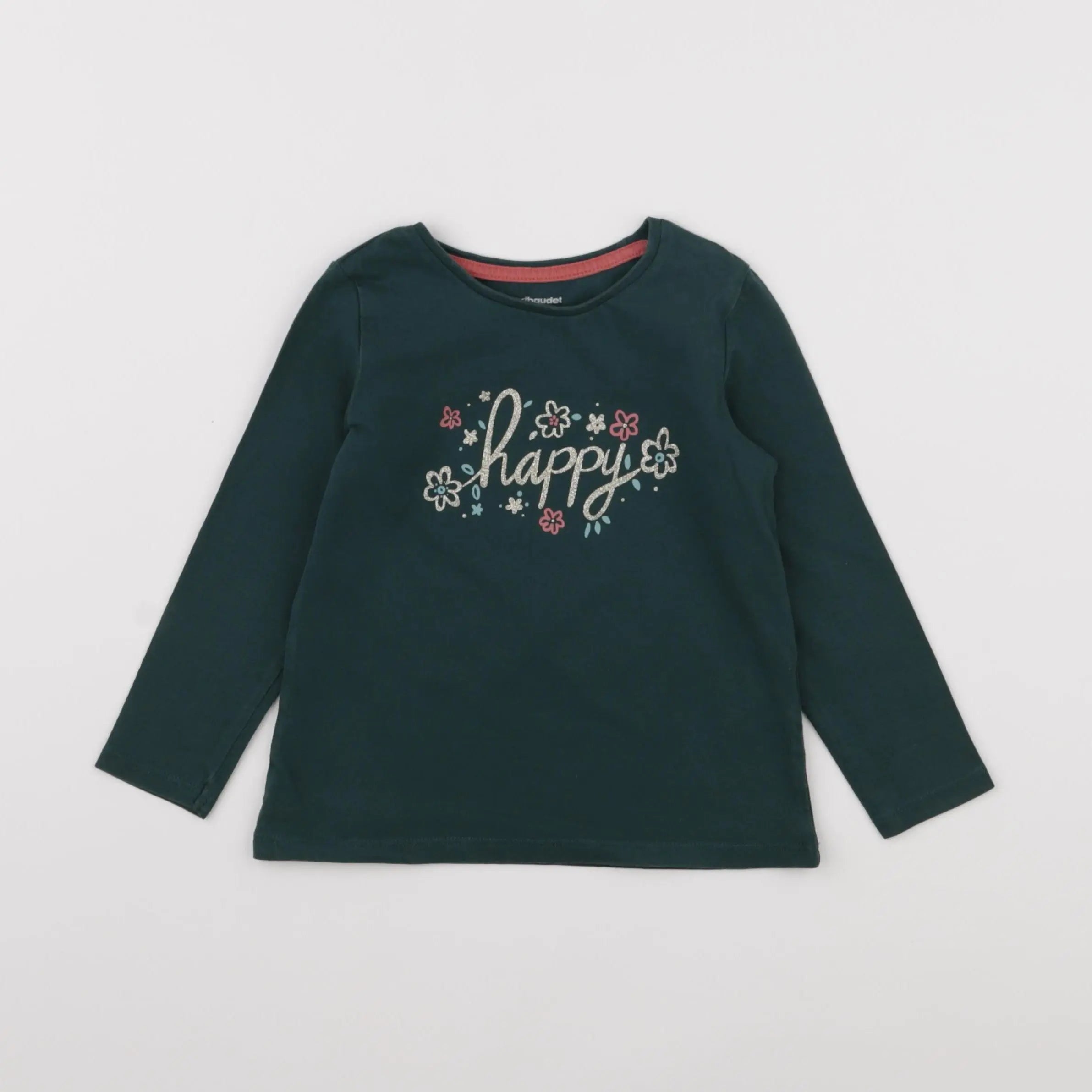 Vertbaudet - tee-shirt vert - 3 ans