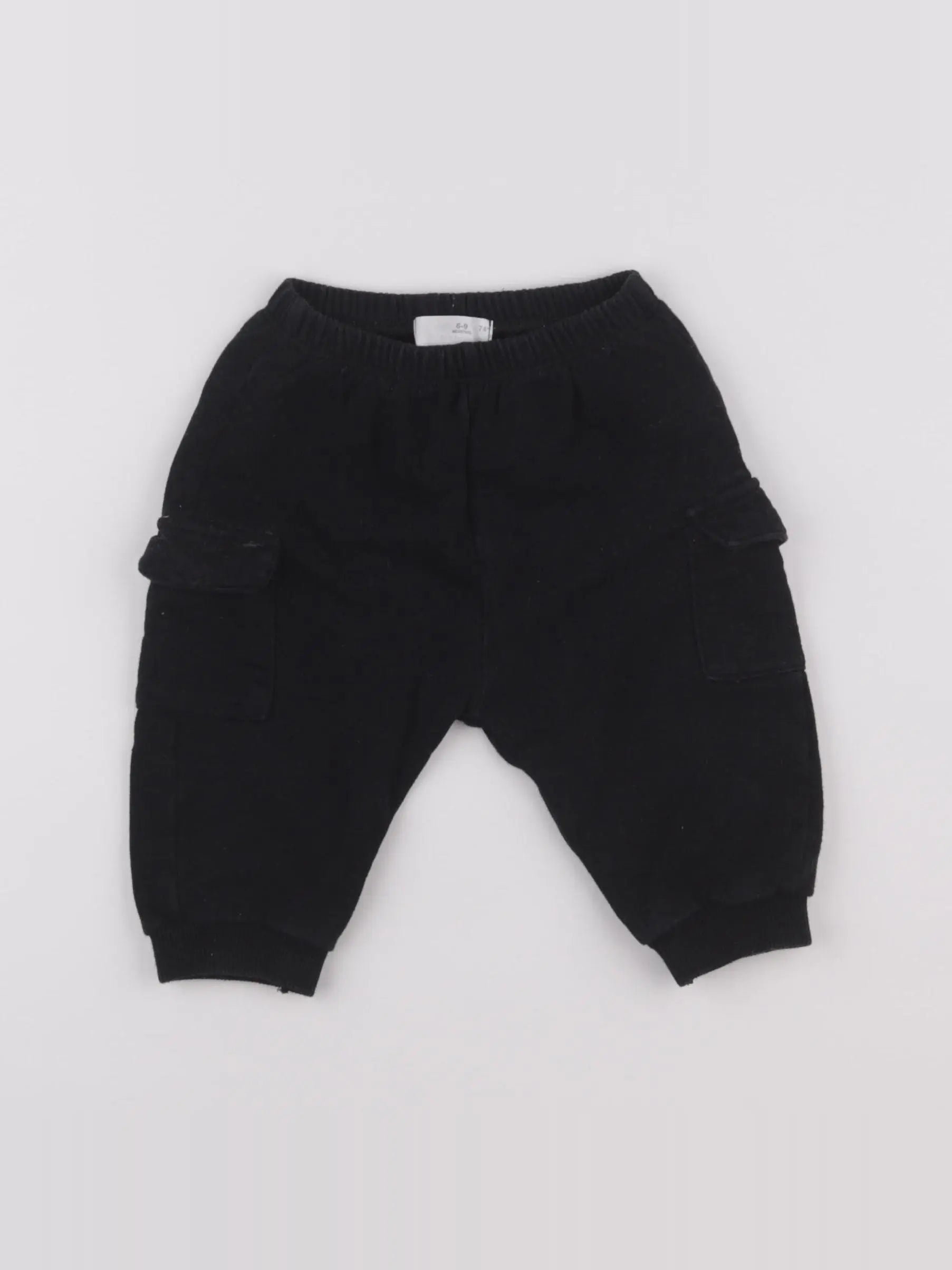 Zara - jogging noir - 6/9 mois