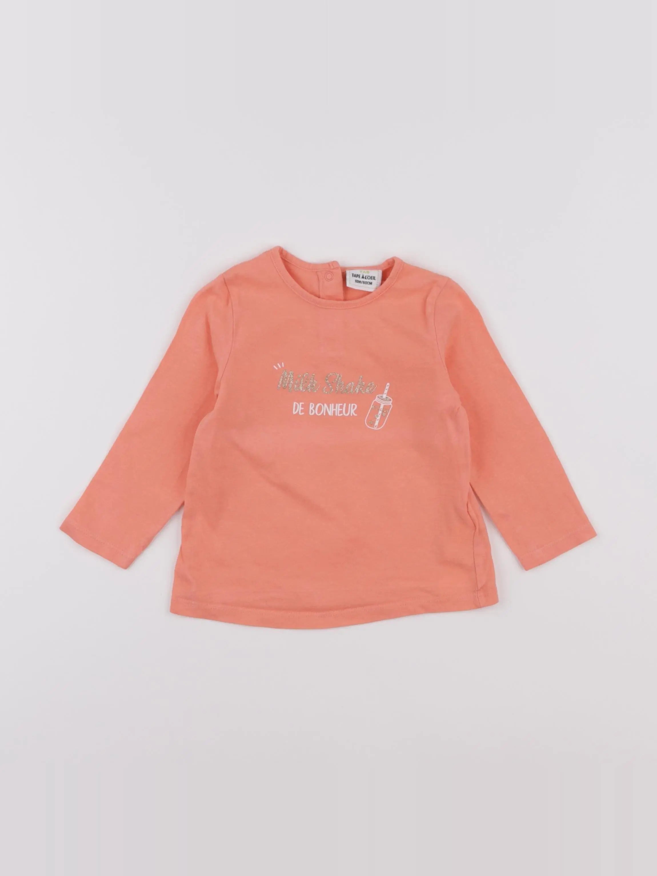Tape à l'oeil - tee-shirt orange - 18 mois