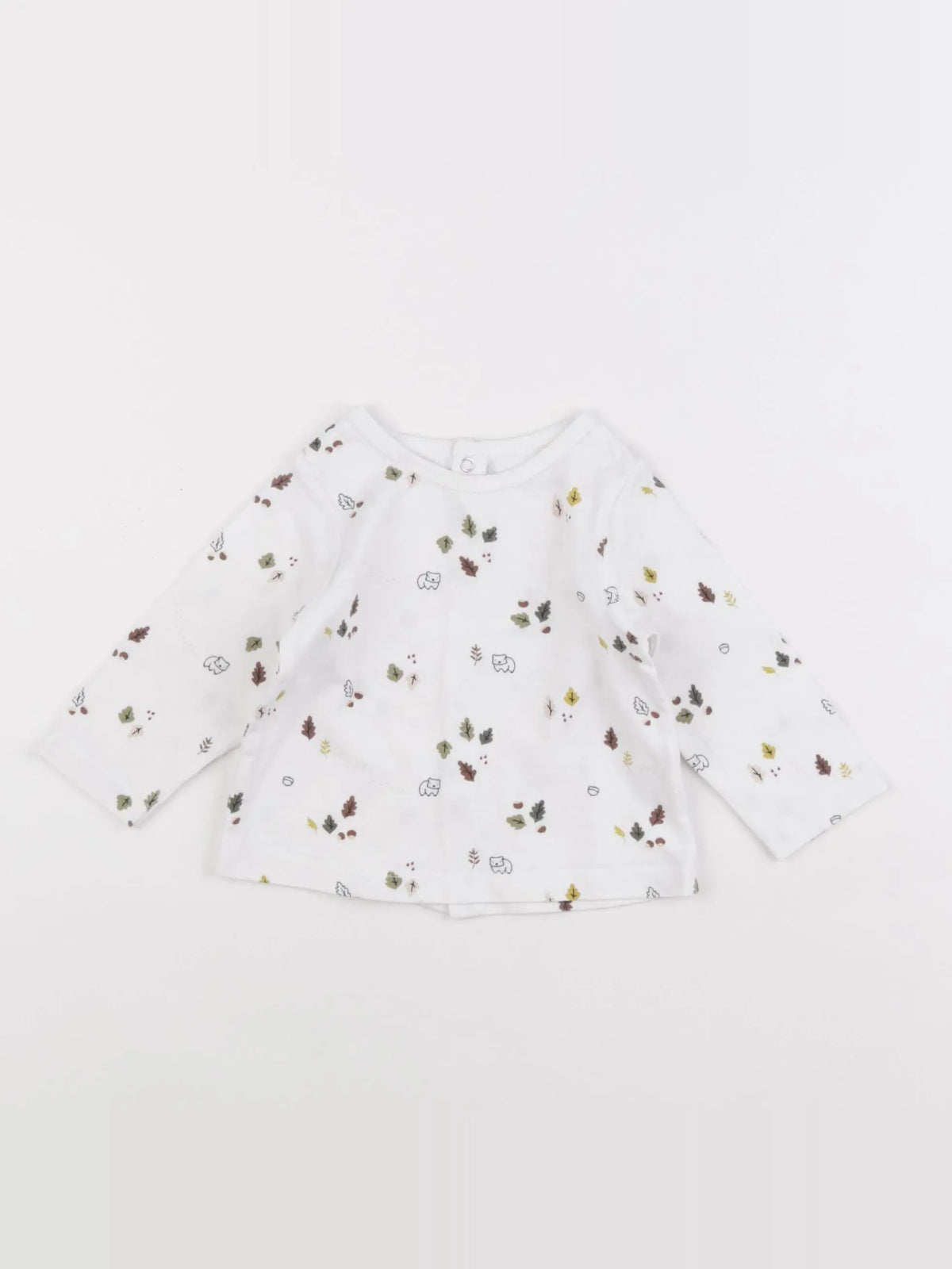 Vertbaudet - tee-shirt blanc - 6 mois