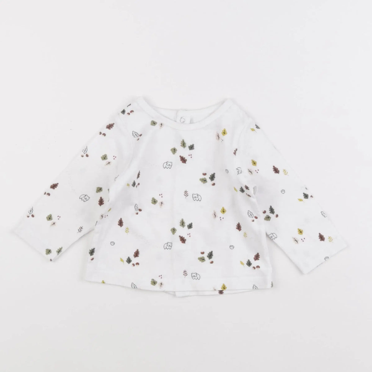 Vertbaudet - tee-shirt blanc - 6 mois