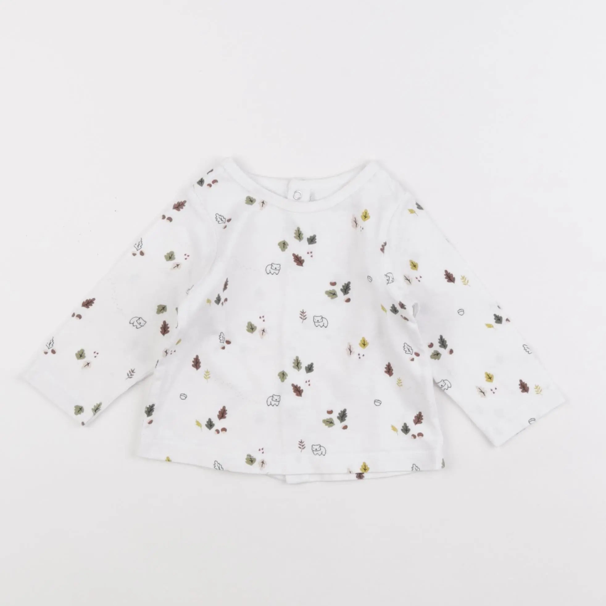 Vertbaudet - tee-shirt blanc - 6 mois