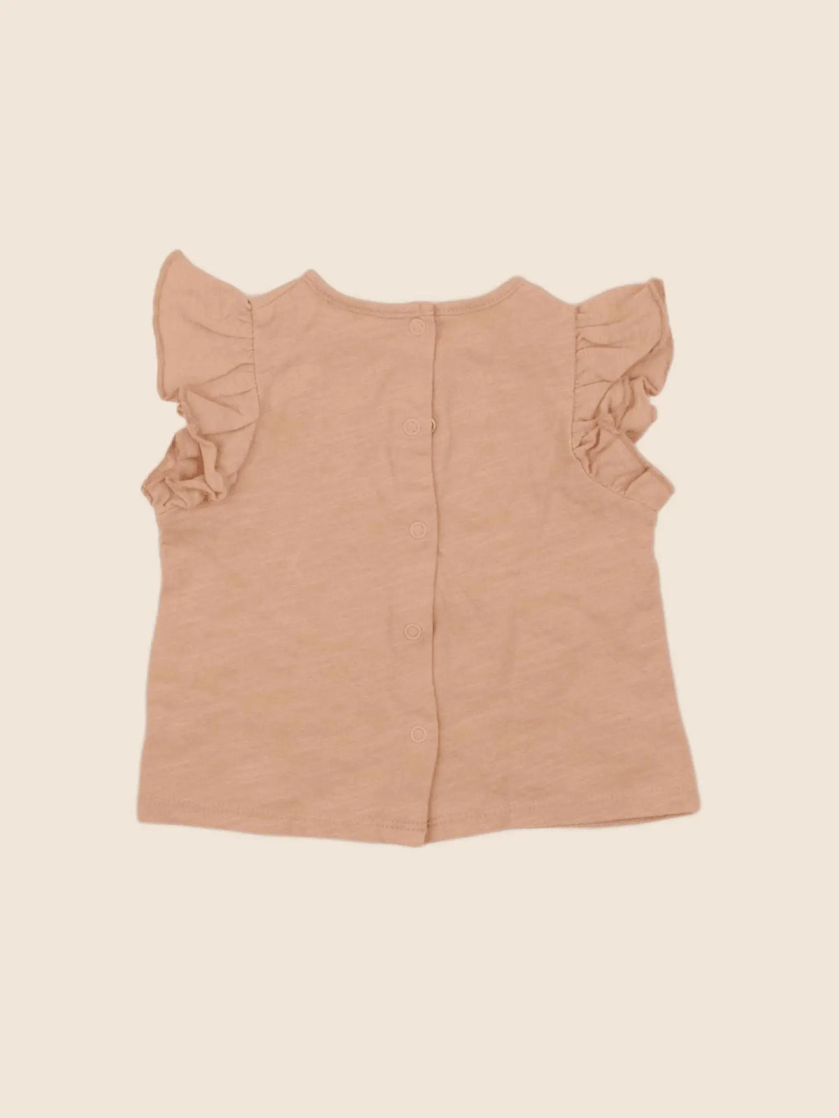 Vertbaudet - tee-shirt orange - 3 mois