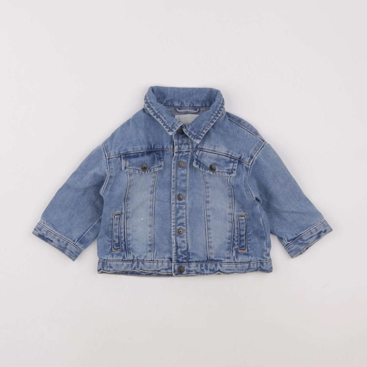 Vertbaudet - veste bleu - 12 mois