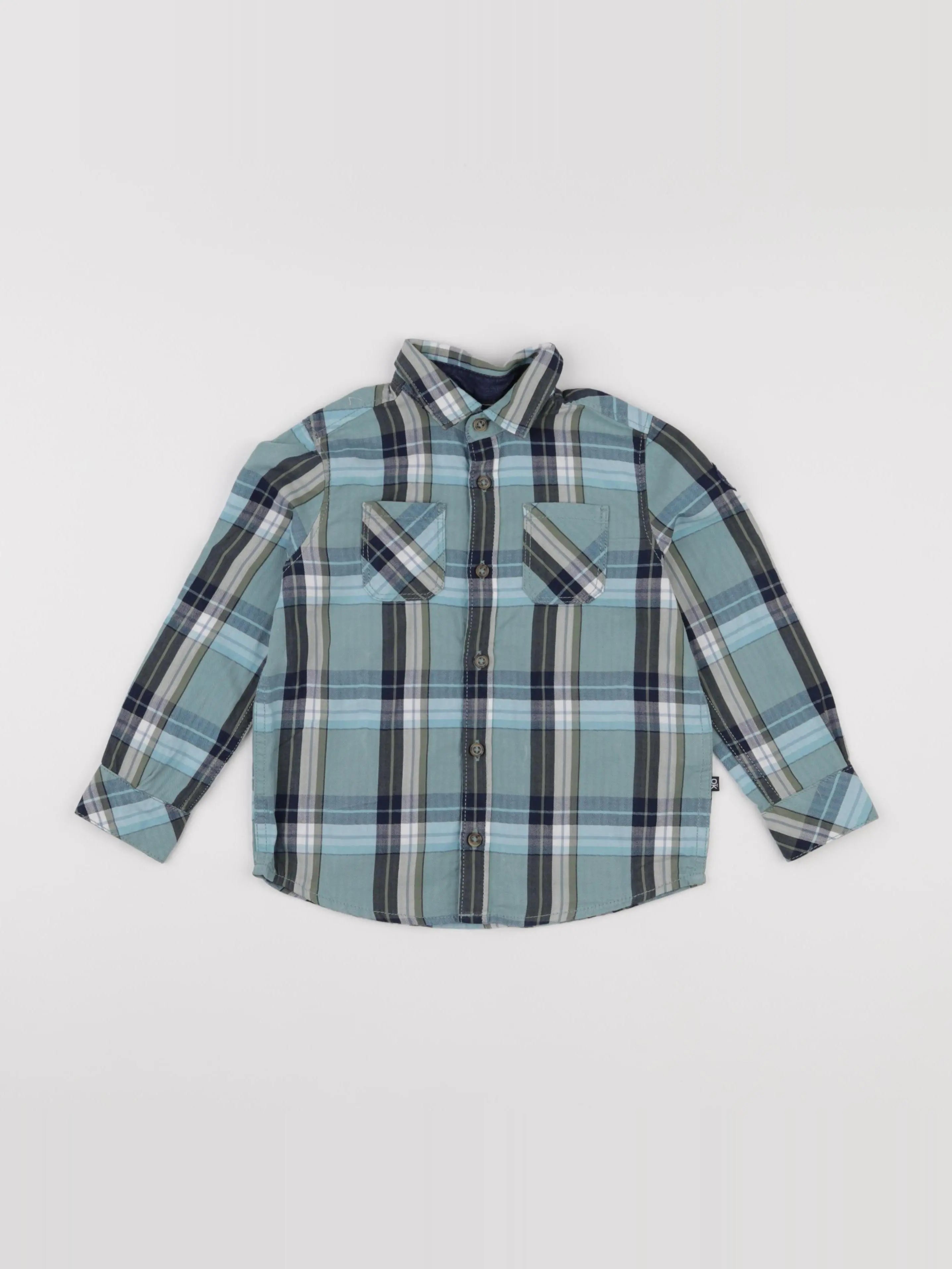 Okaidi - chemise bleu - 3 ans