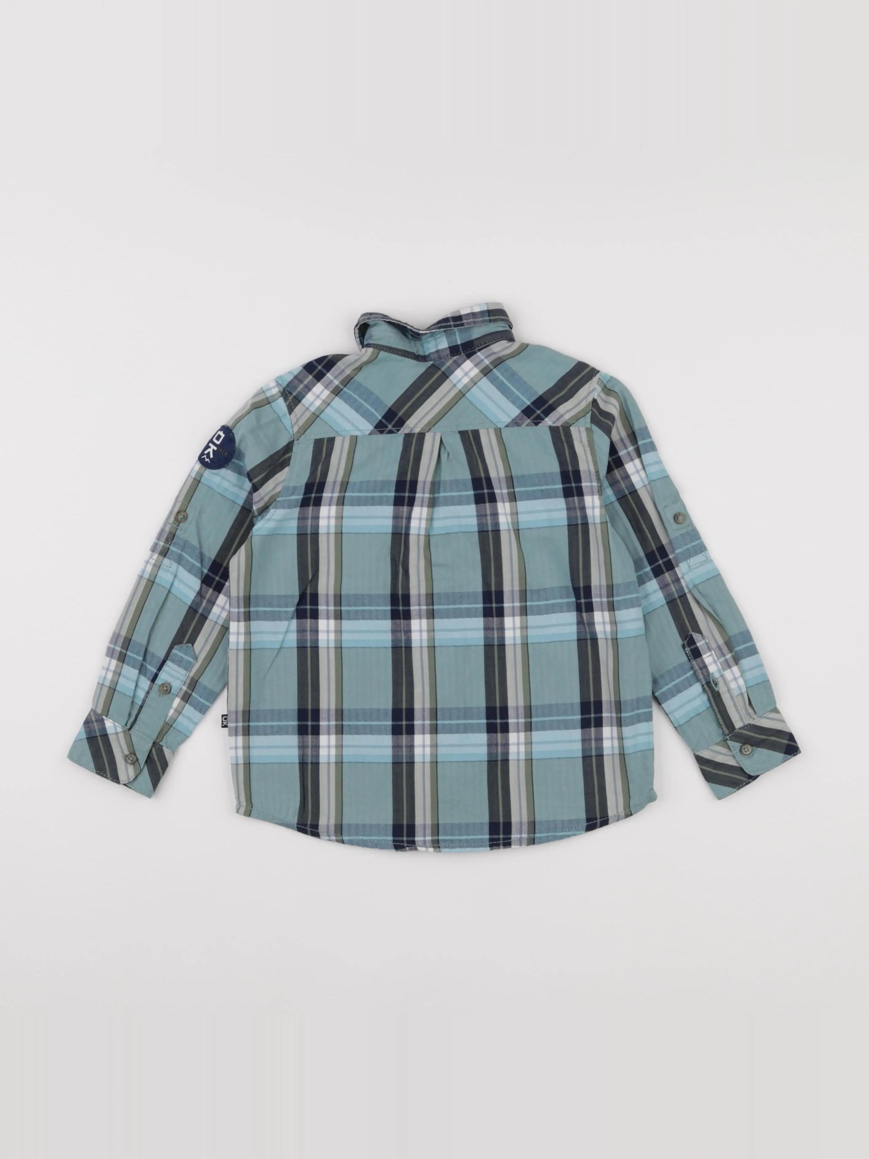Okaidi - chemise bleu - 3 ans