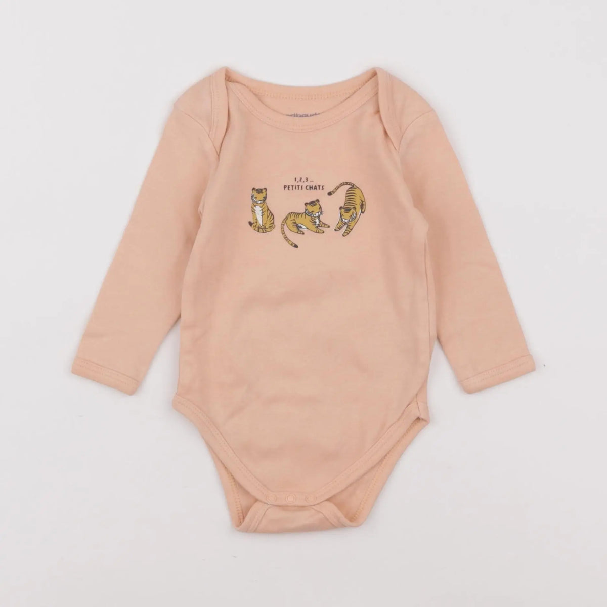 Vertbaudet - body orange - 6 mois