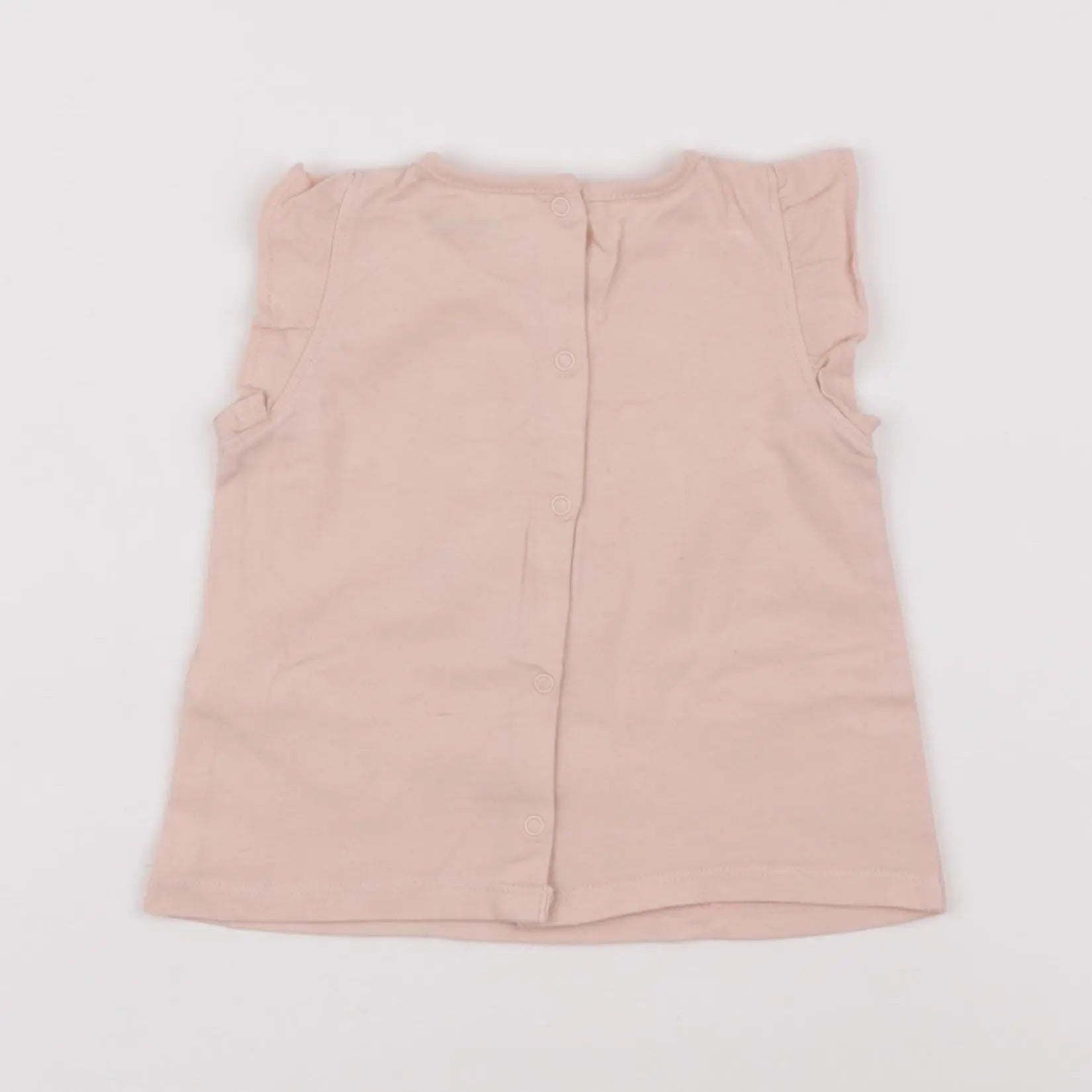 Vertbaudet - tee-shirt rose - 9 mois