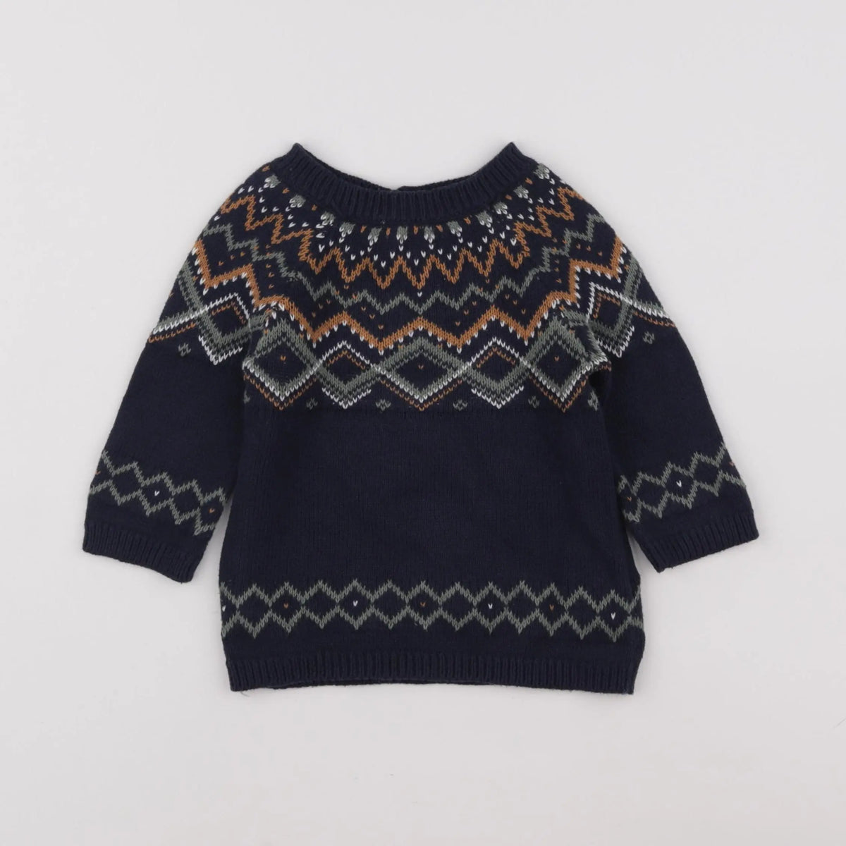 Vertbaudet - robe multicolore - 12 mois