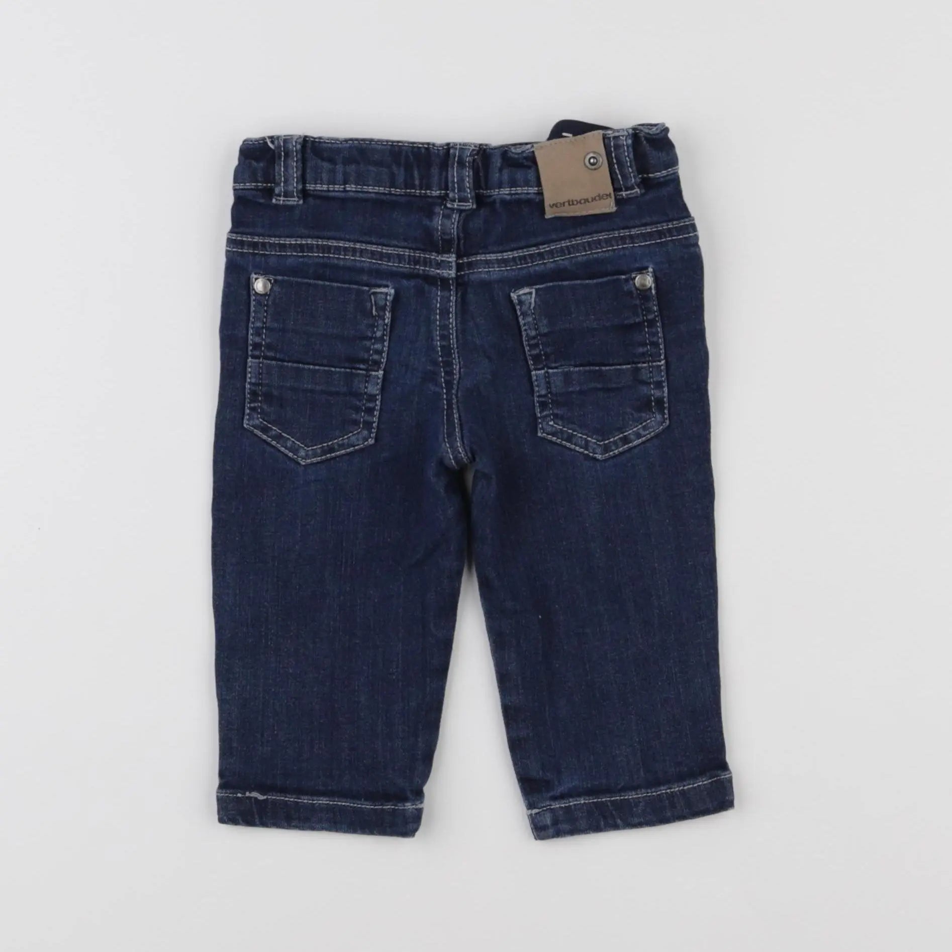 Vertbaudet - short bleu - 9 mois