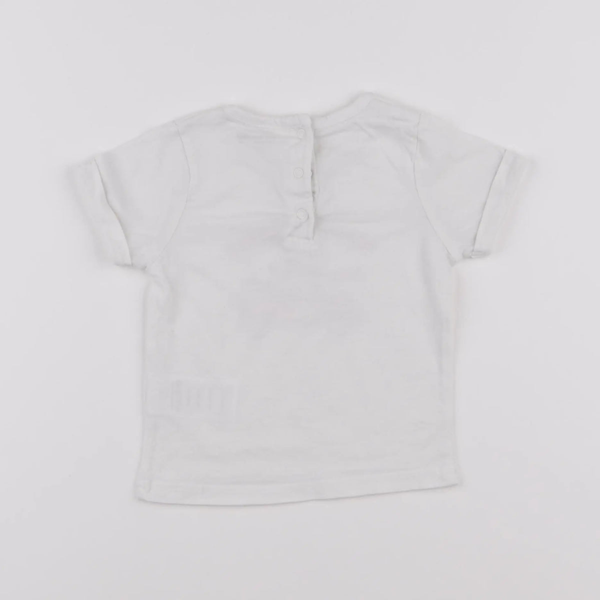 Vertbaudet - tee-shirt blanc - 12 mois