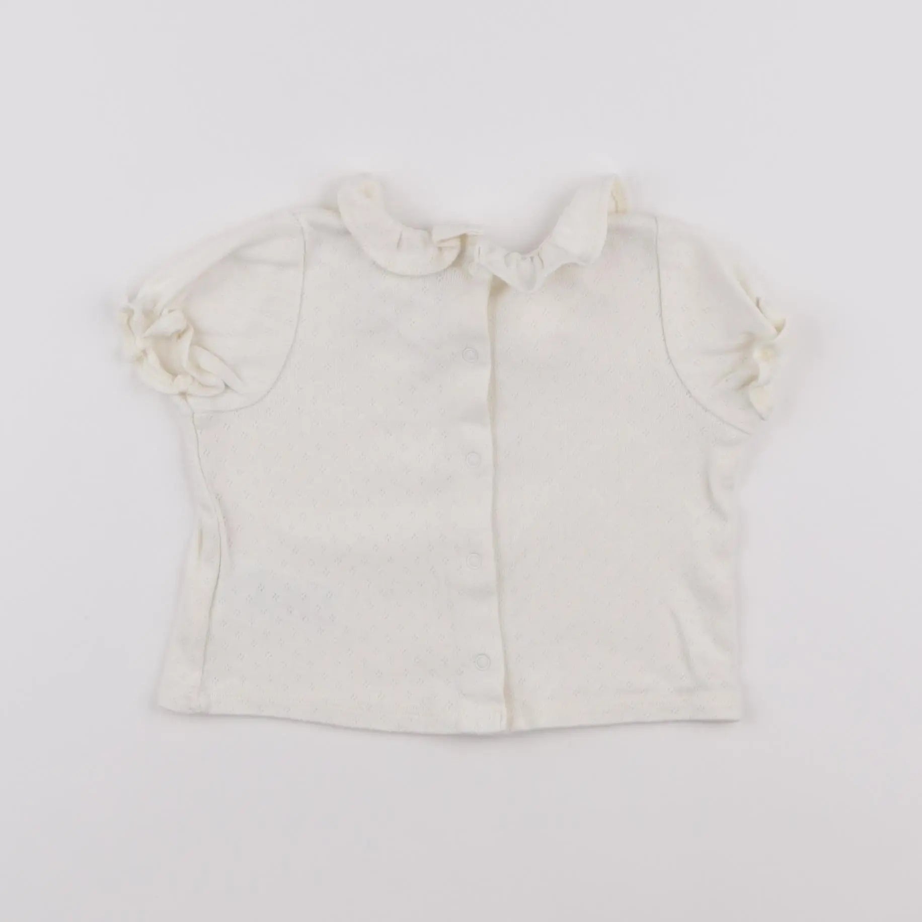 Vertbaudet - tee-shirt beige - 9 mois