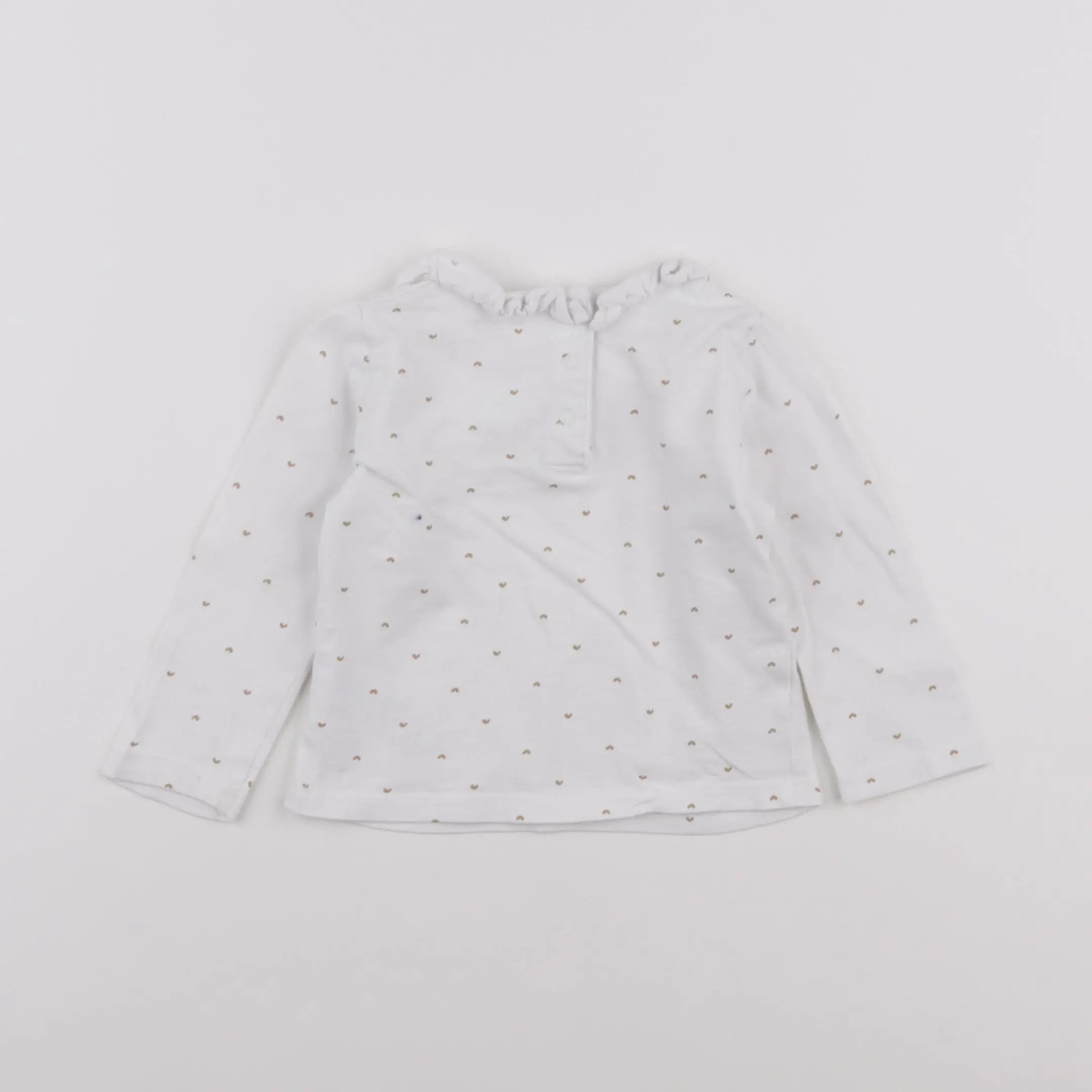 Vertbaudet - tee-shirt blanc - 18 mois