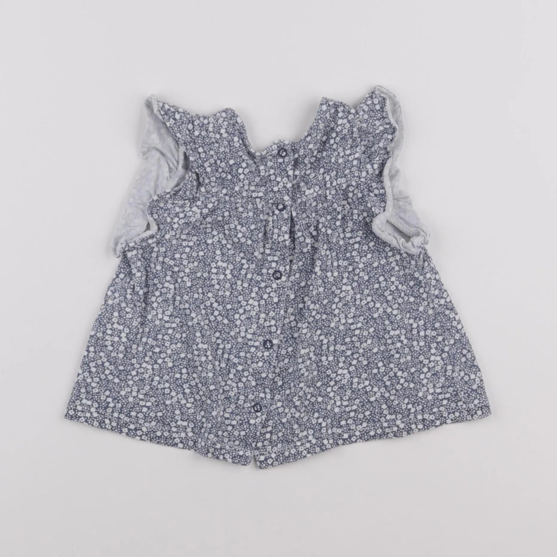 Vertbaudet - tee-shirt bleu - 18 mois