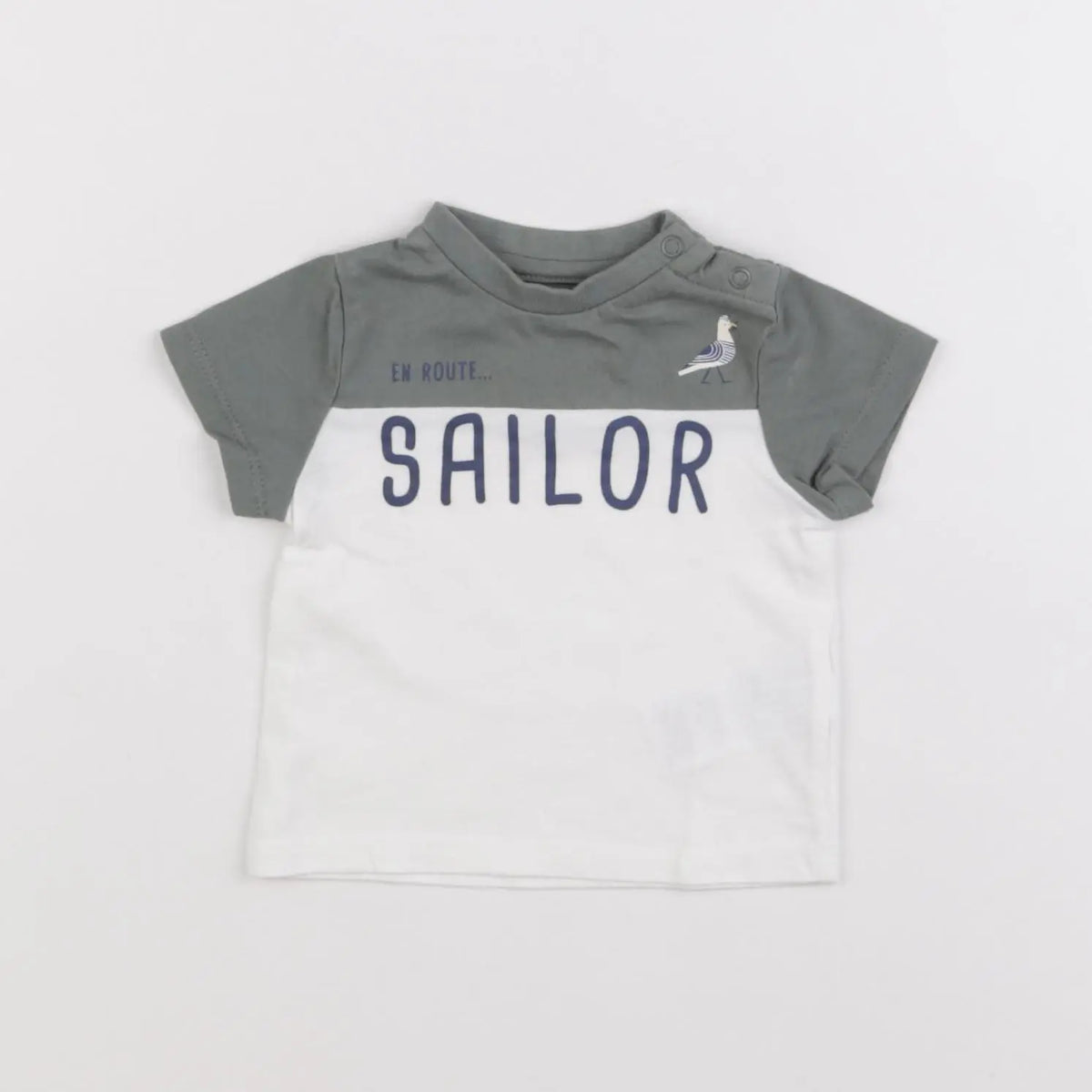 Vertbaudet - tee-shirt blanc - 3 mois