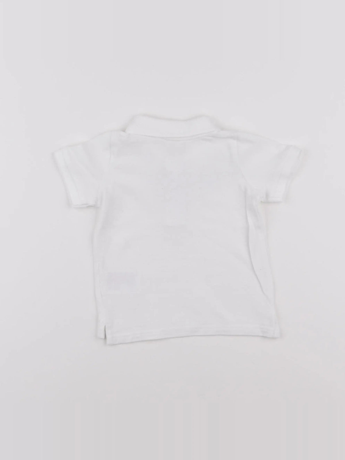 H&M - polo blanc - 3/6 mois