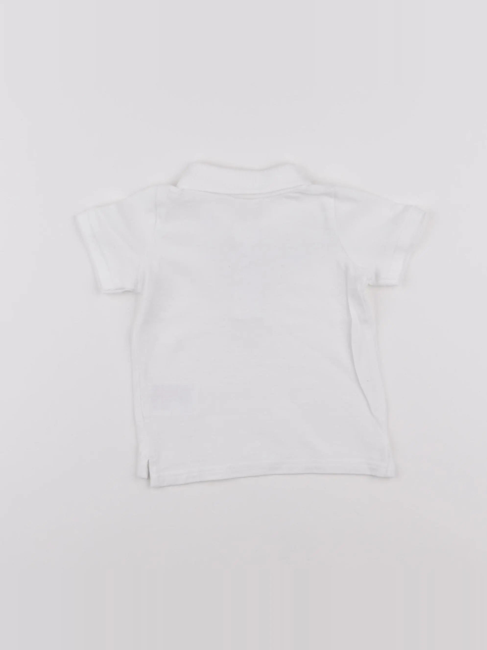 H&M - polo blanc - 3/6 mois
