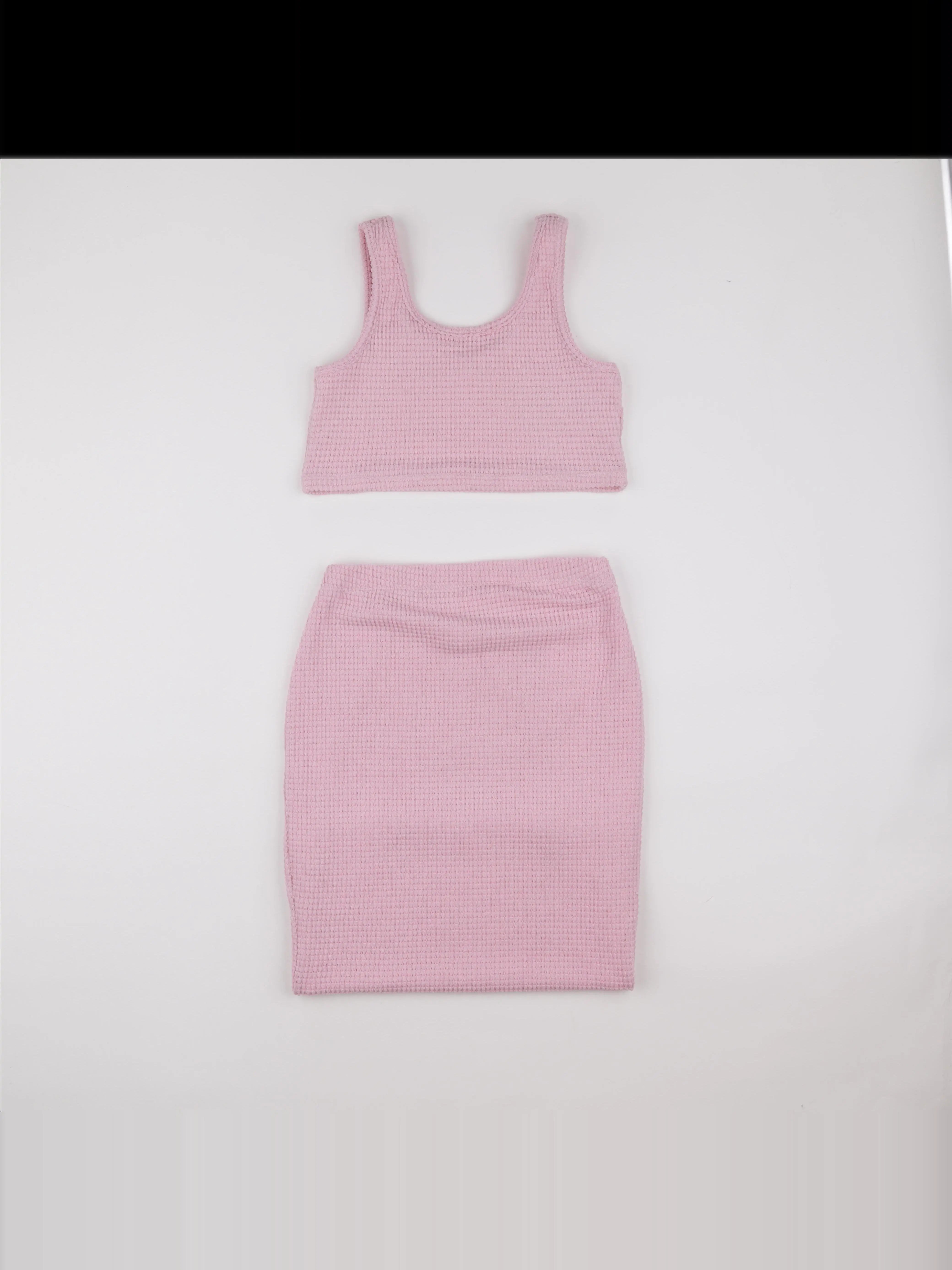 H&M - ensemble 2 pièces grossesse rose - 36