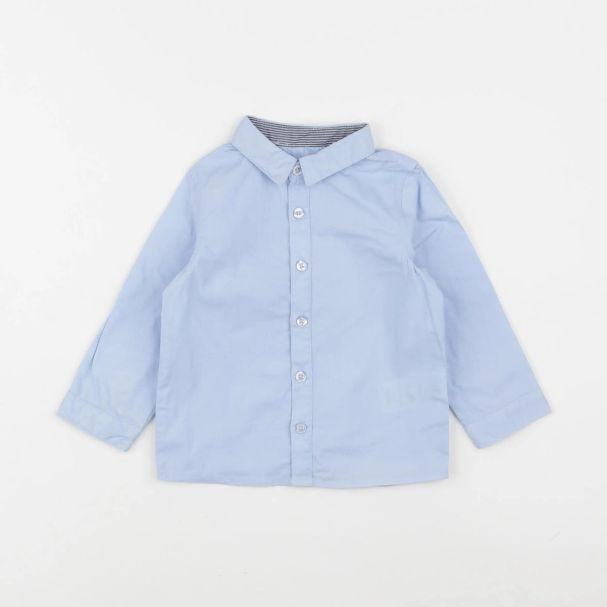 Vertbaudet - chemise bleu - 18 mois
