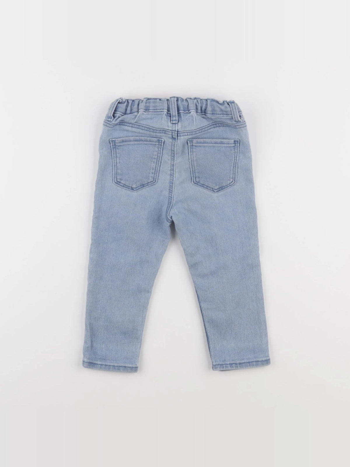 H&M - jean bleu - 9/12 mois