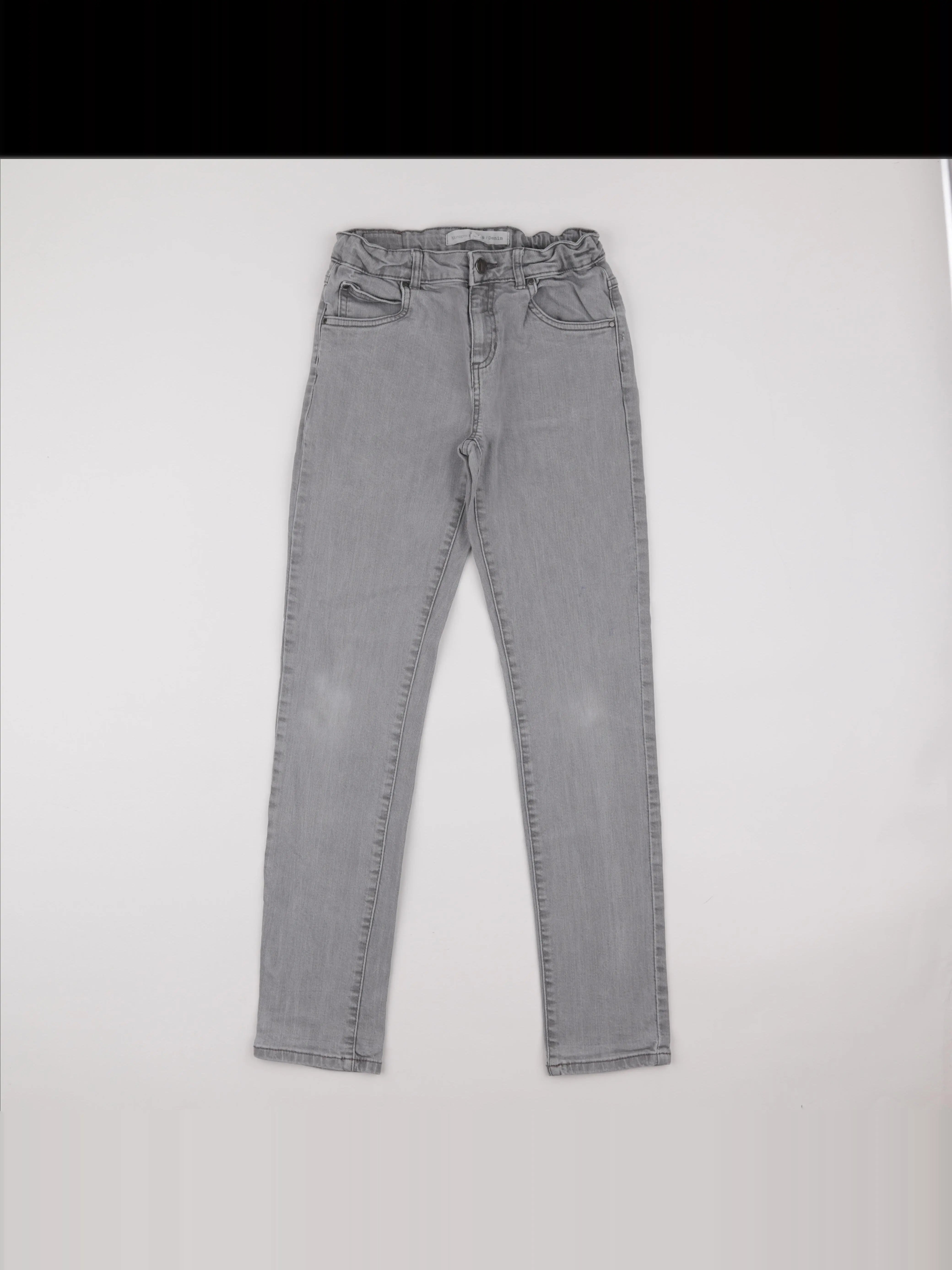 Monoprix - jean gris - 12 ans
