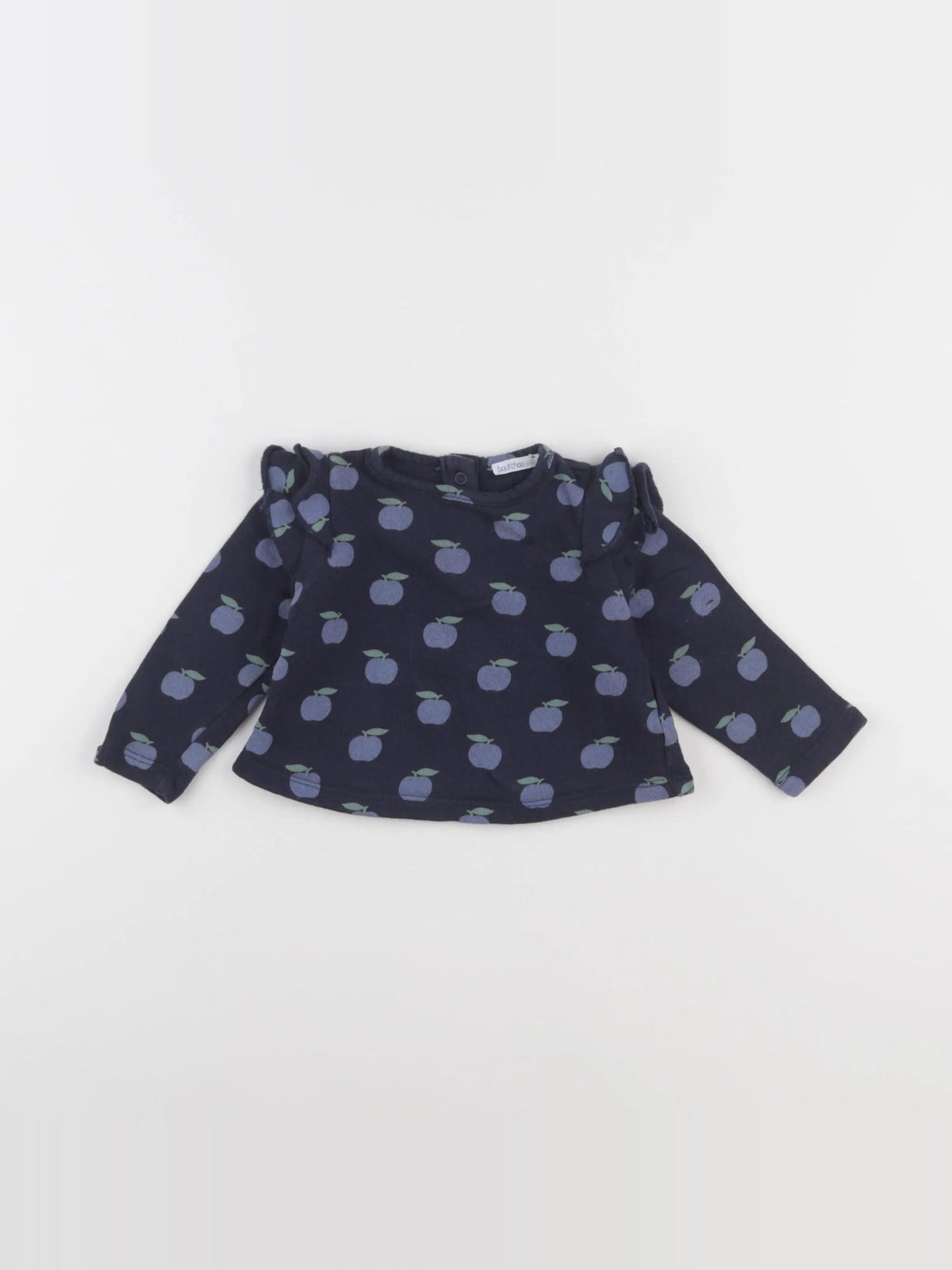Boutchou - sweat bleu - 6 mois