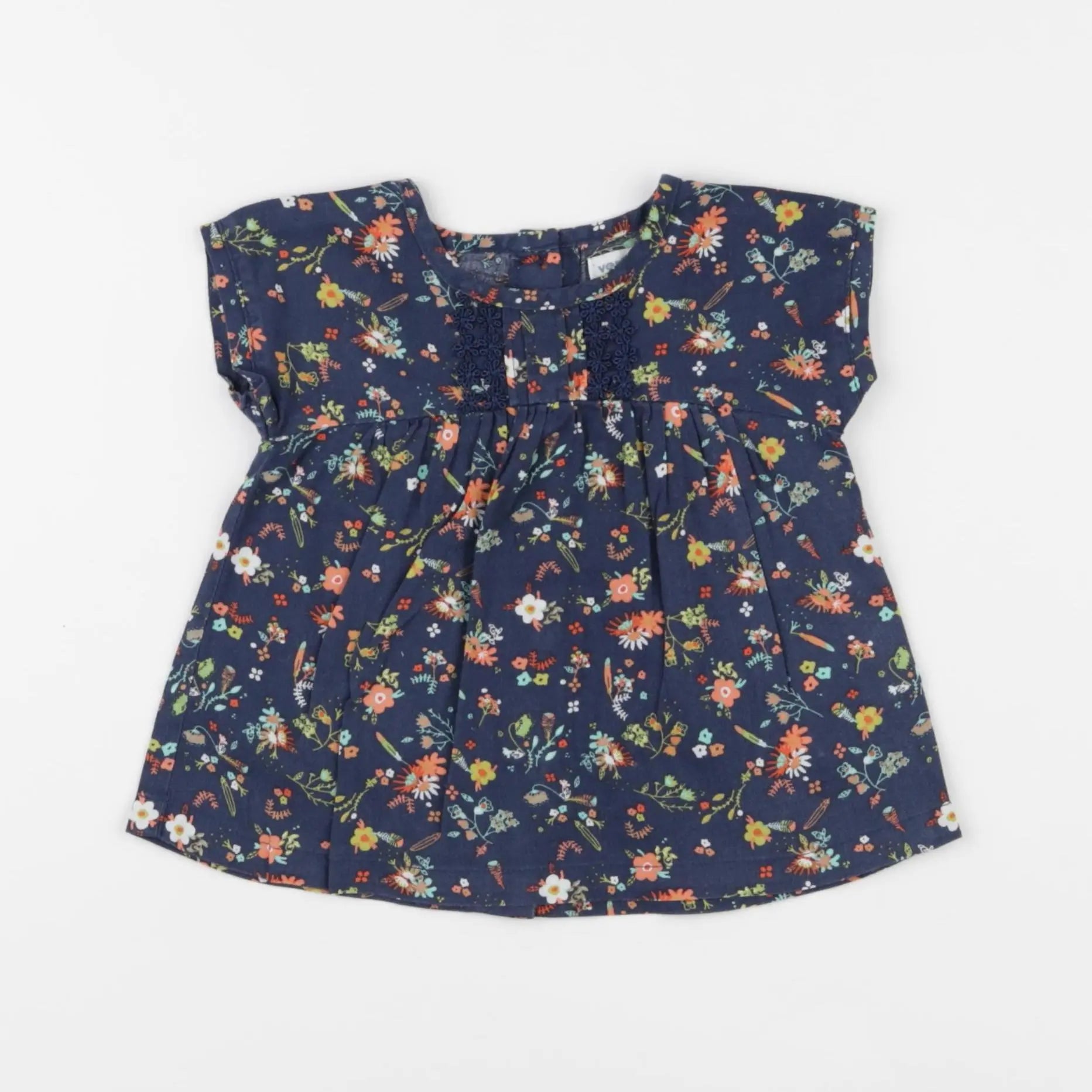 Vertbaudet - blouse multicolore - 9 mois
